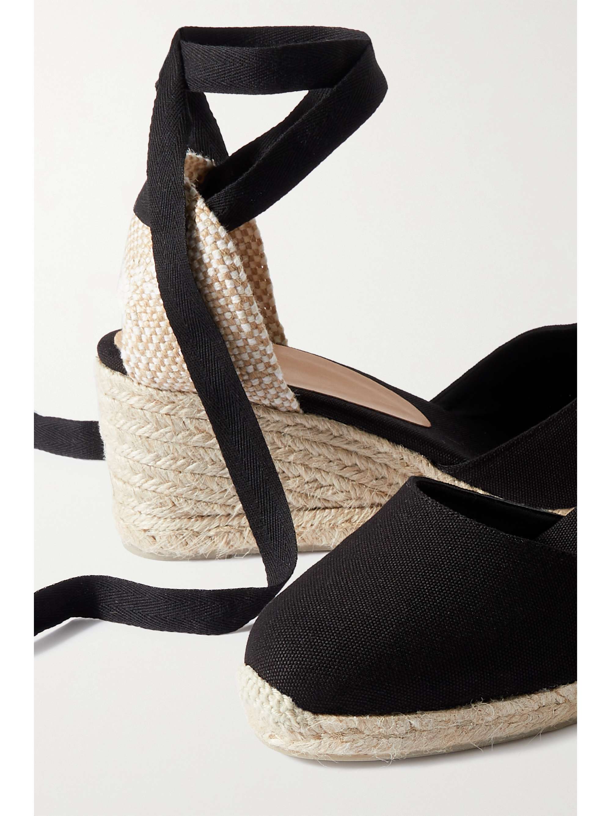 CASTAÑER Carina 60 canvas wedge espadrilles