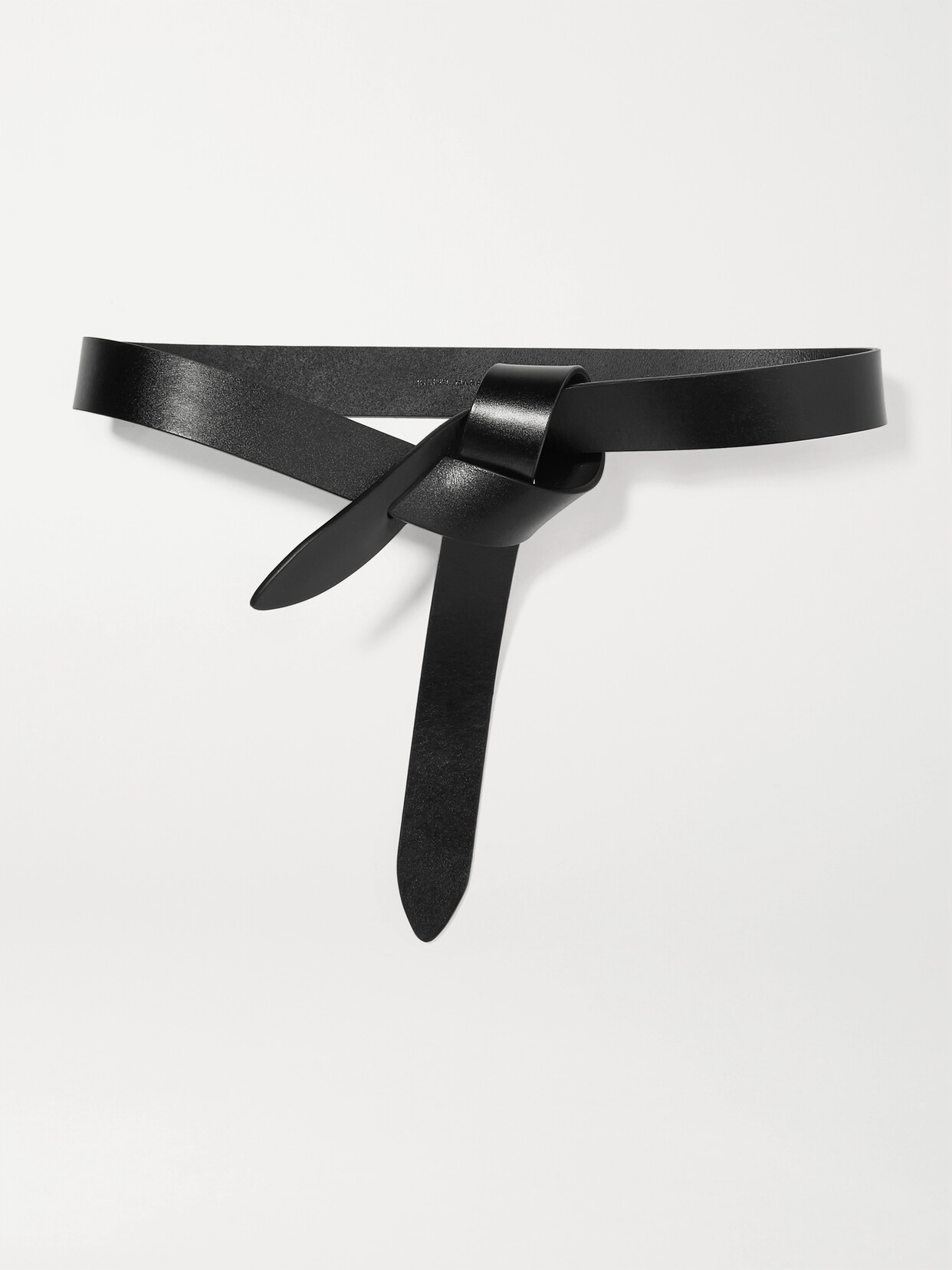 Isabel Marant Lecce Leather Belt In Black