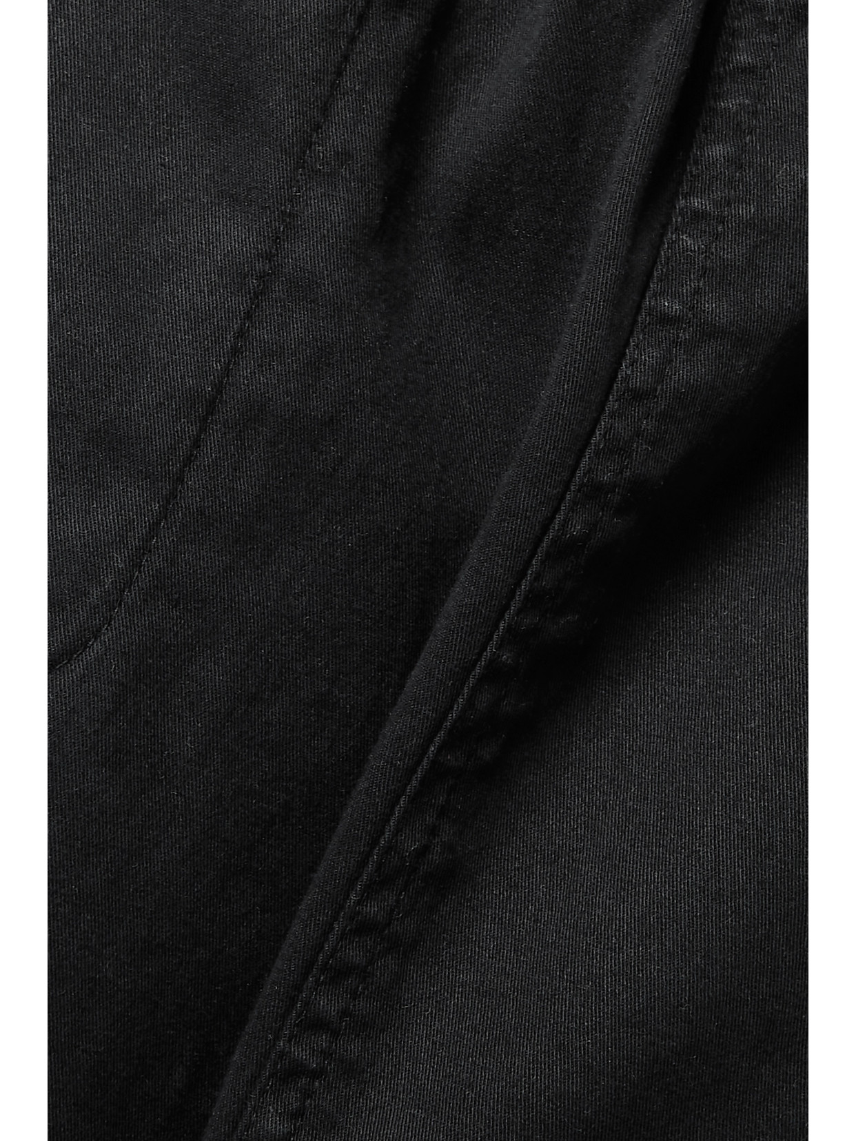 JAMES PERSE JERSEY-TRIMMED COTTON-GABARDINE TRACK PANTS