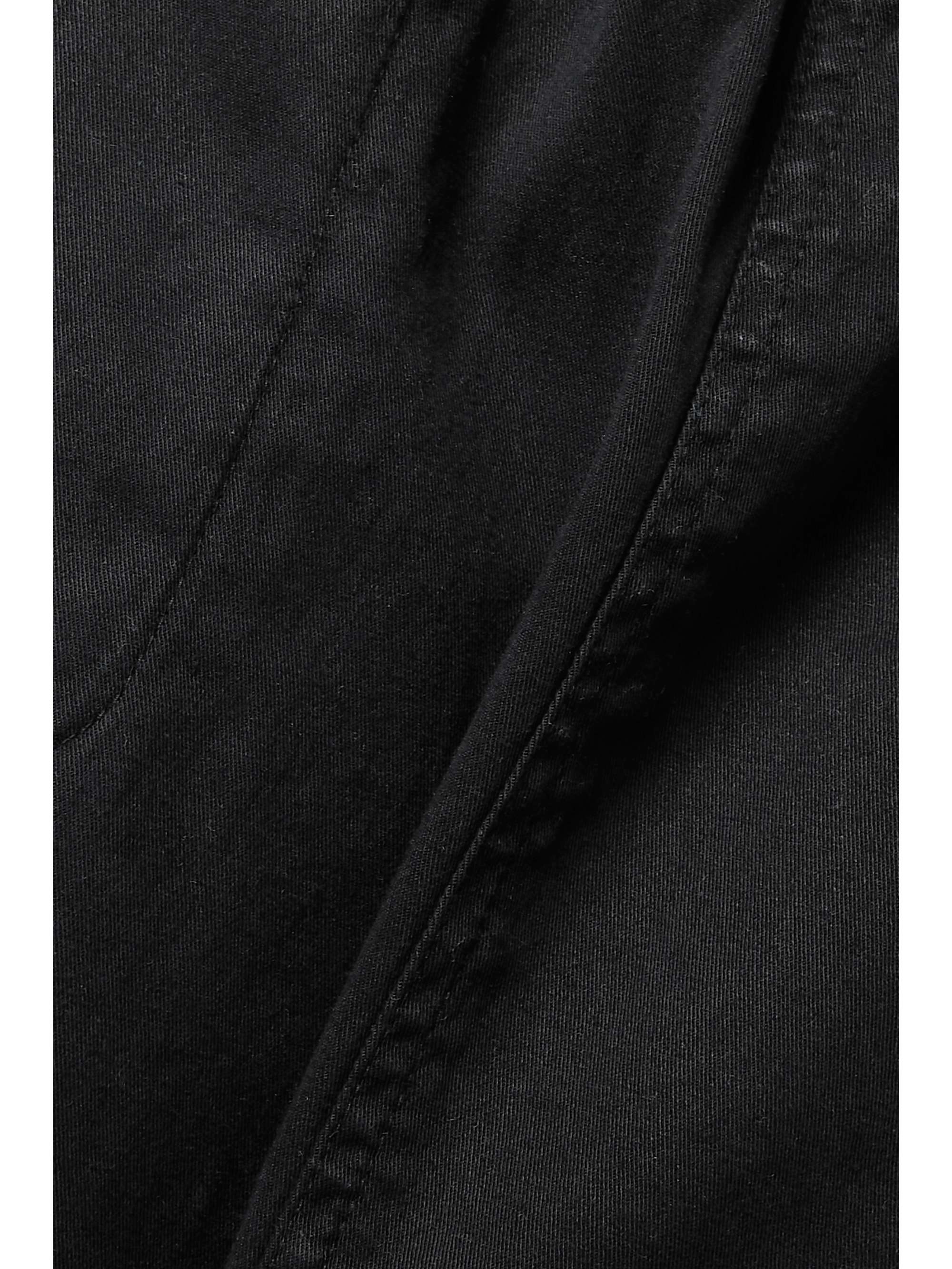 JAMES PERSE Jersey-trimmed cotton-twill track pants