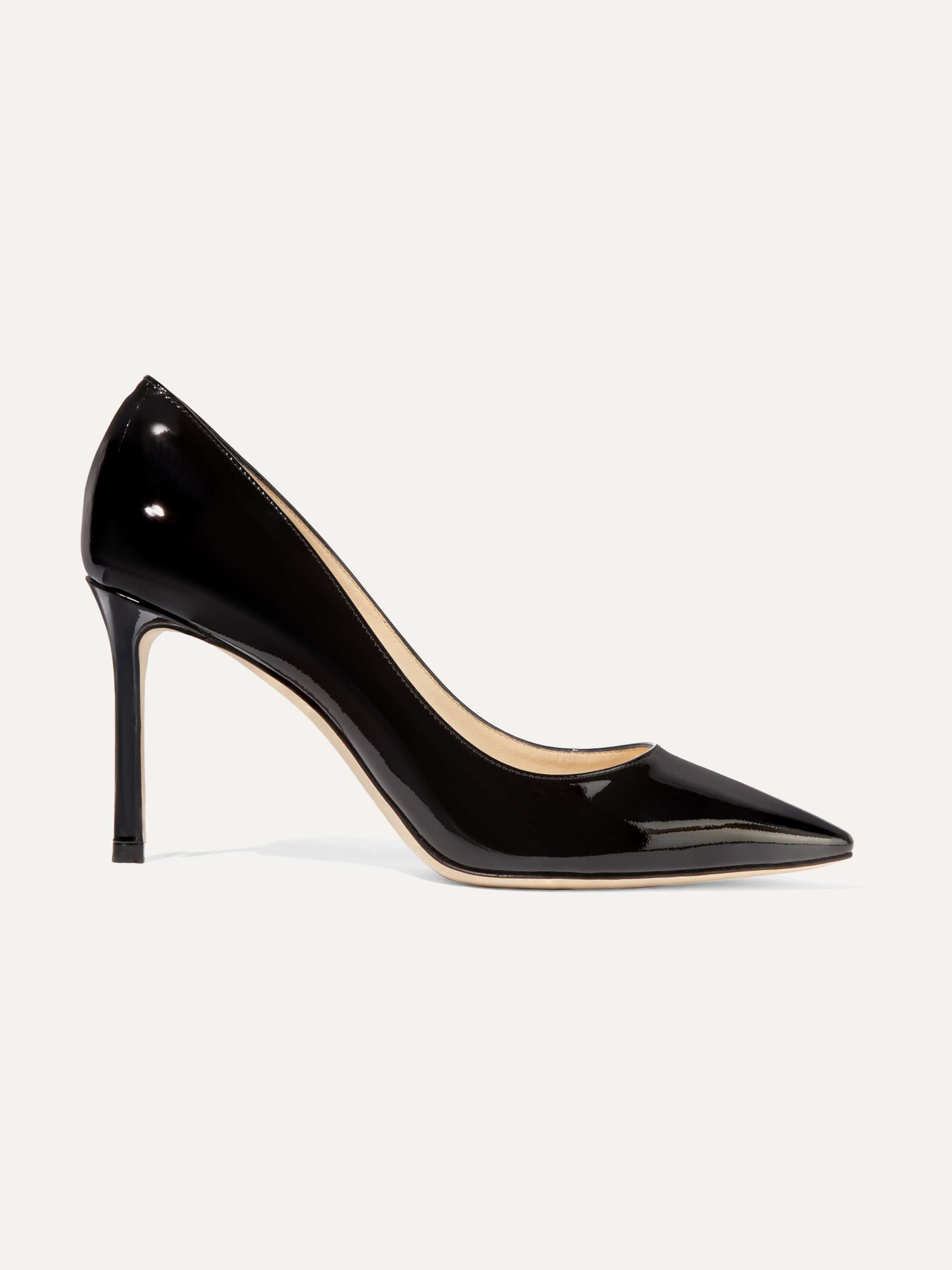 85 patent-leather pumps JIMMY CHOO | NET-A-PORTER