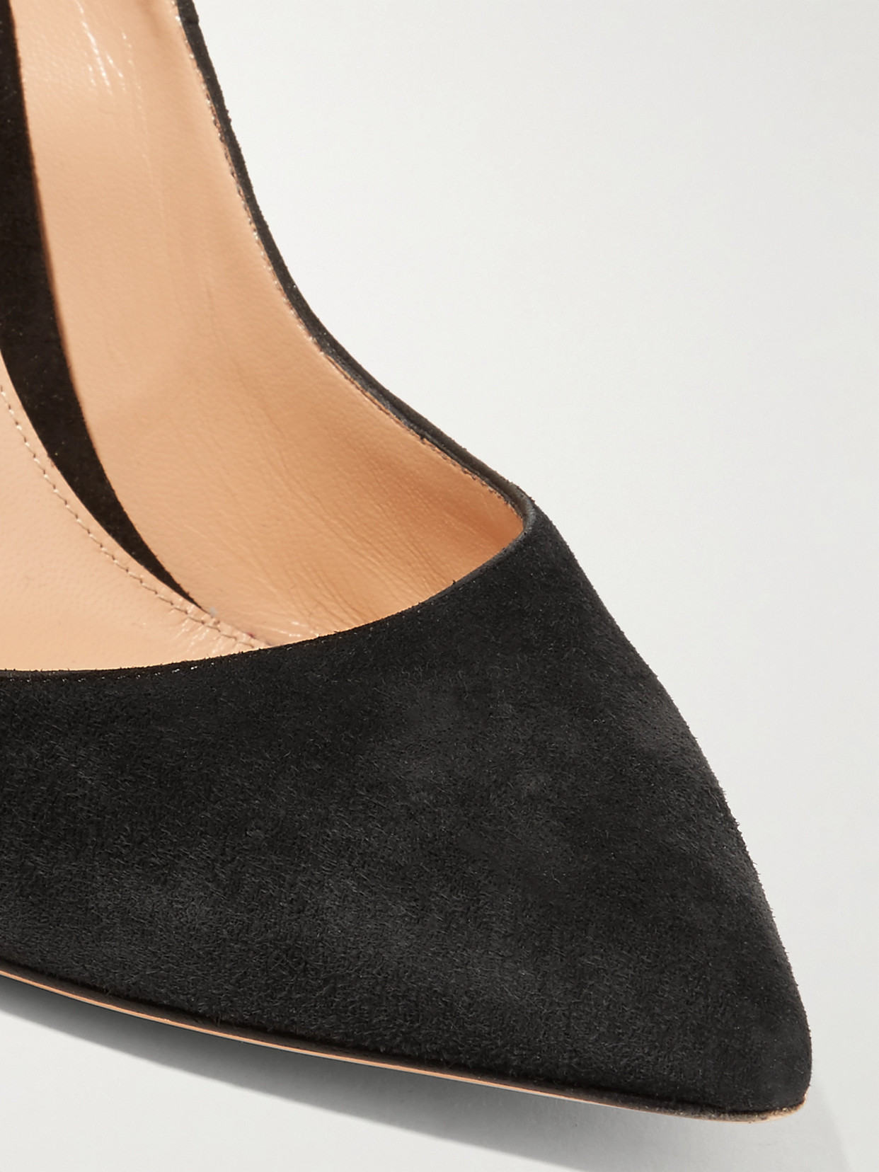 Shop Gianvito Rossi 105 Suede Pumps In Black