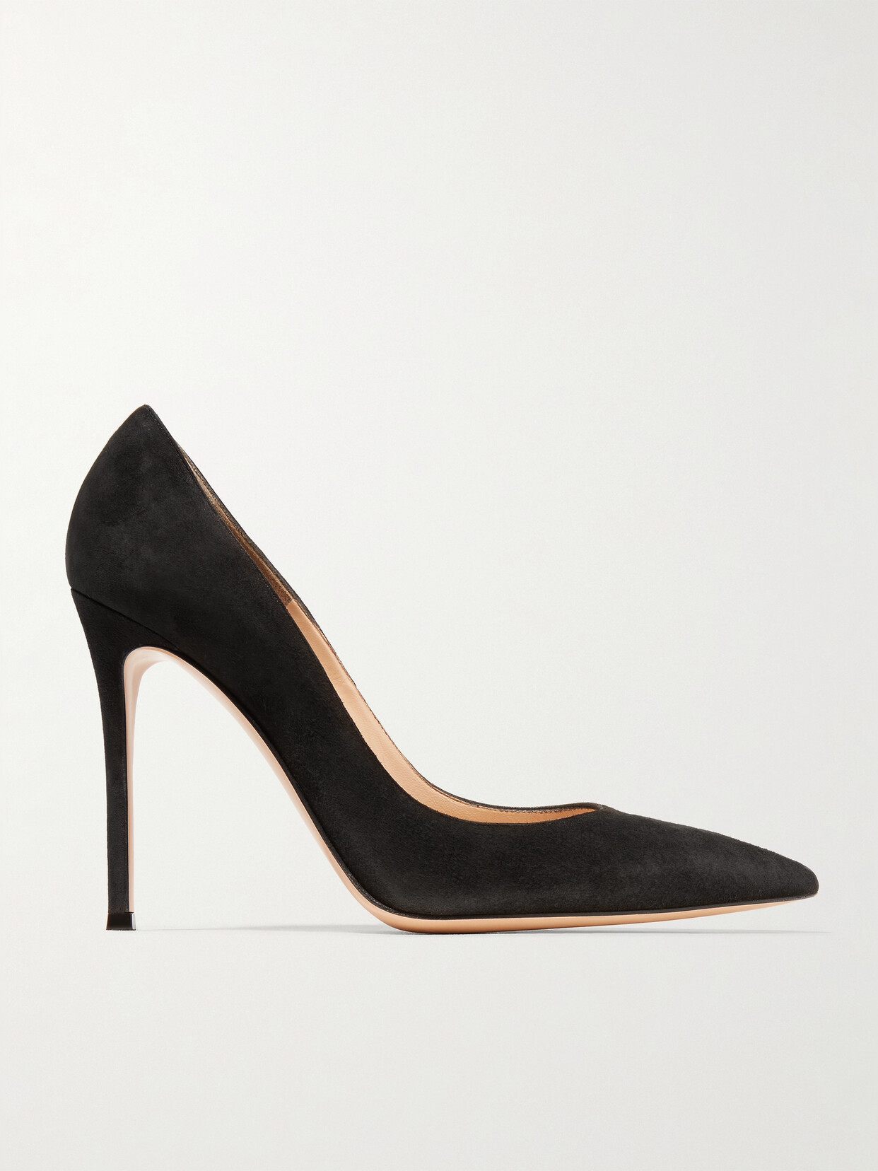 Shop Gianvito Rossi 105 Suede Pumps In Black