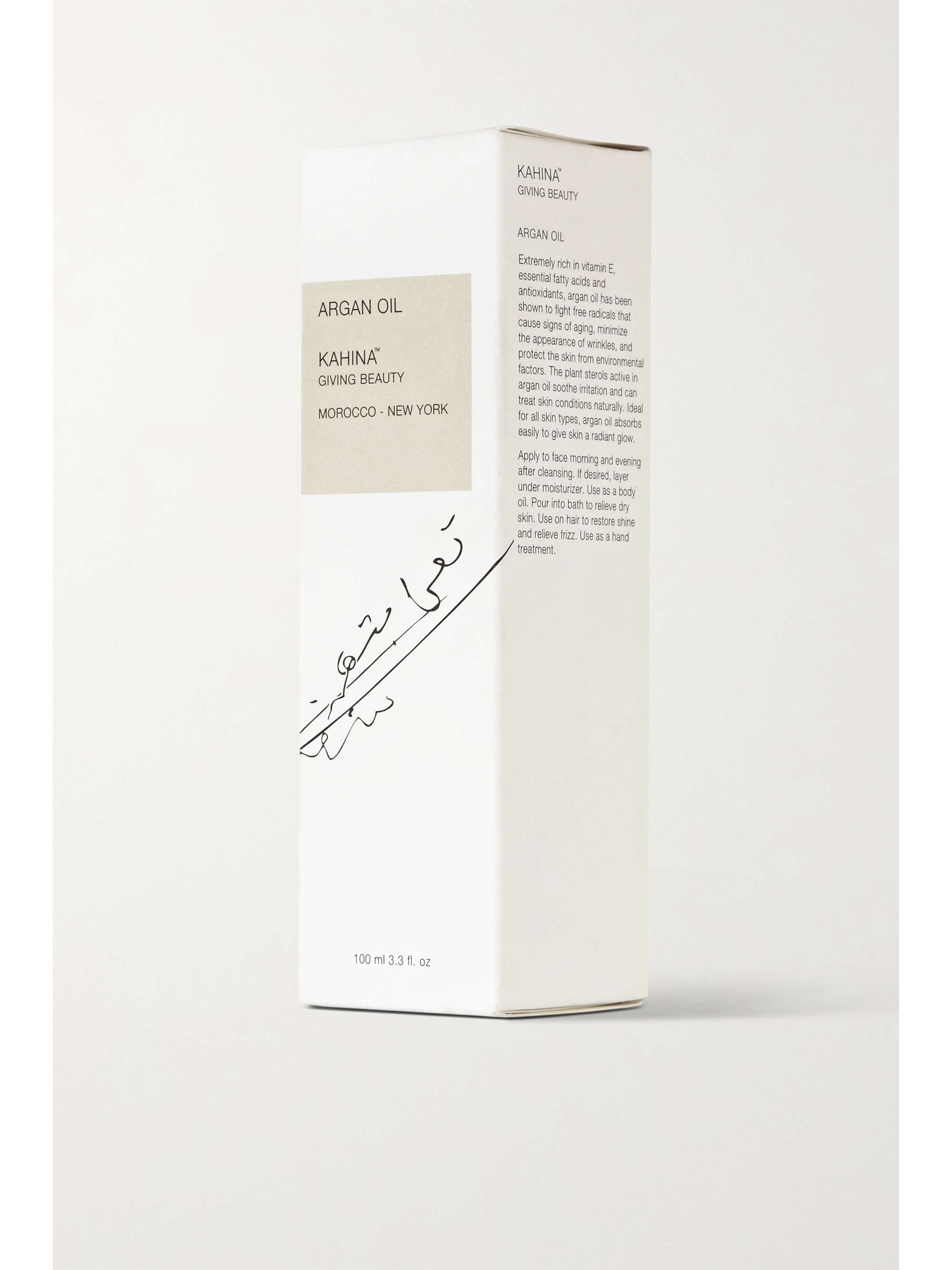 KAHINA GIVING BEAUTY + NET SUSTAIN Argan Oil, 100ml