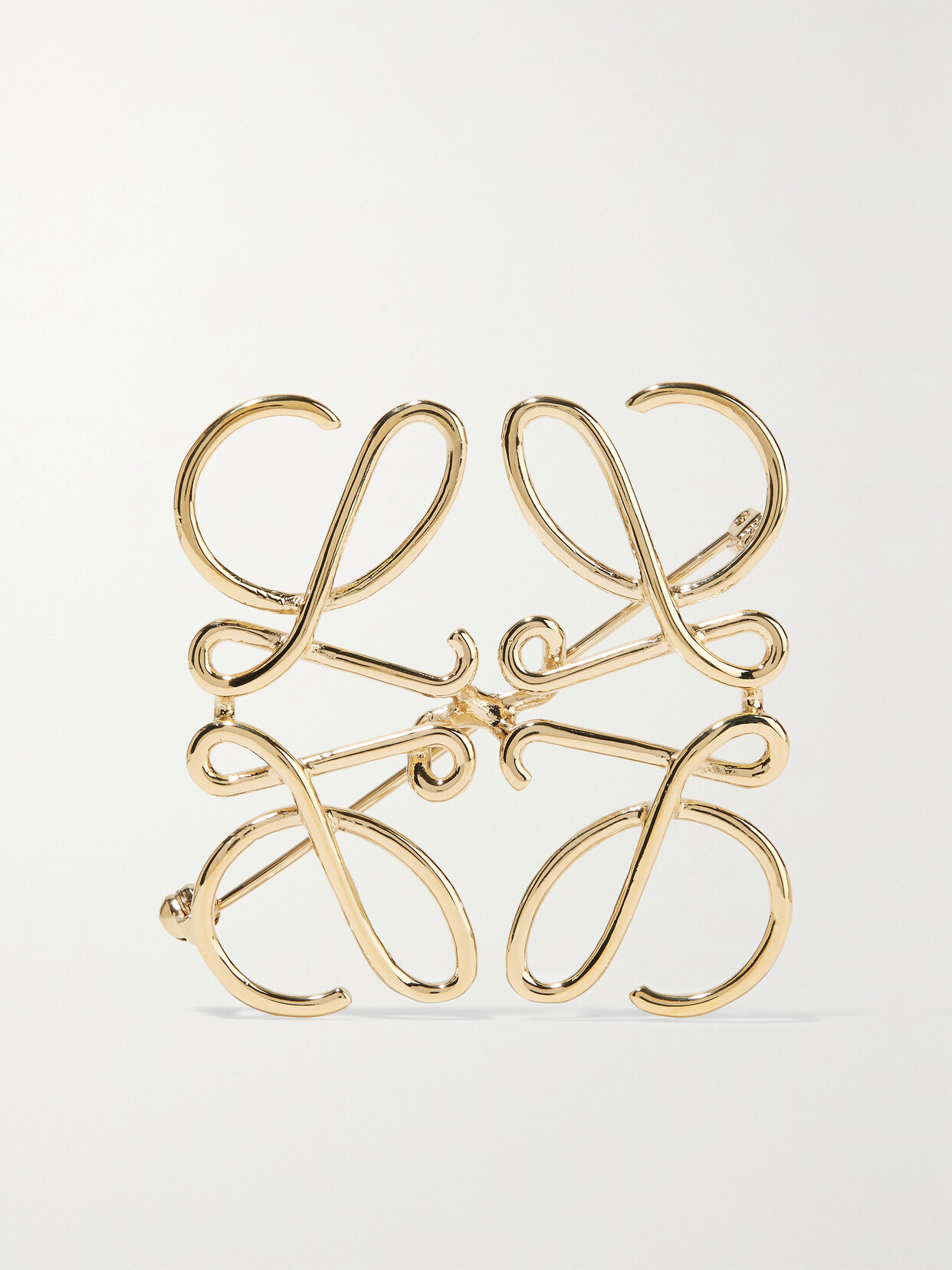 Loewe Gold-tone Brooch