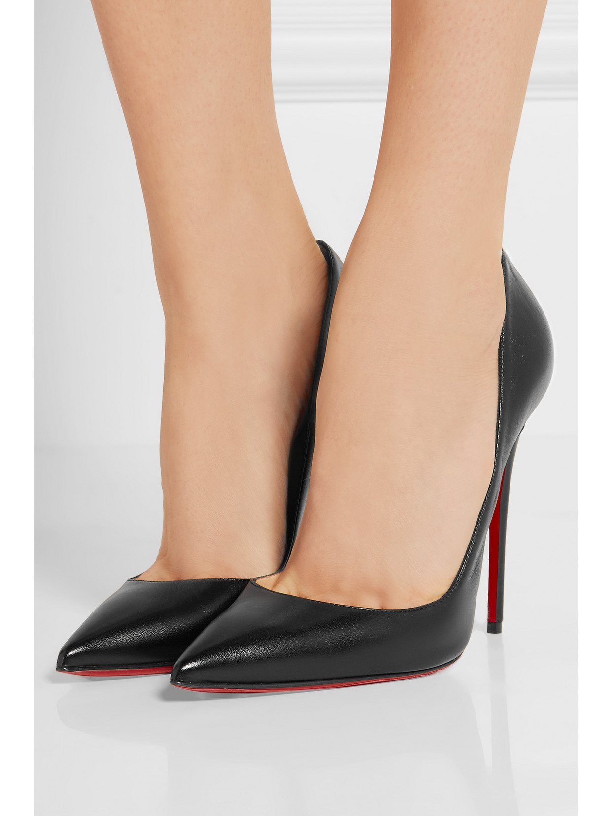 Christian Louboutin Miss Z 100 Patent Leather Pumps In Black