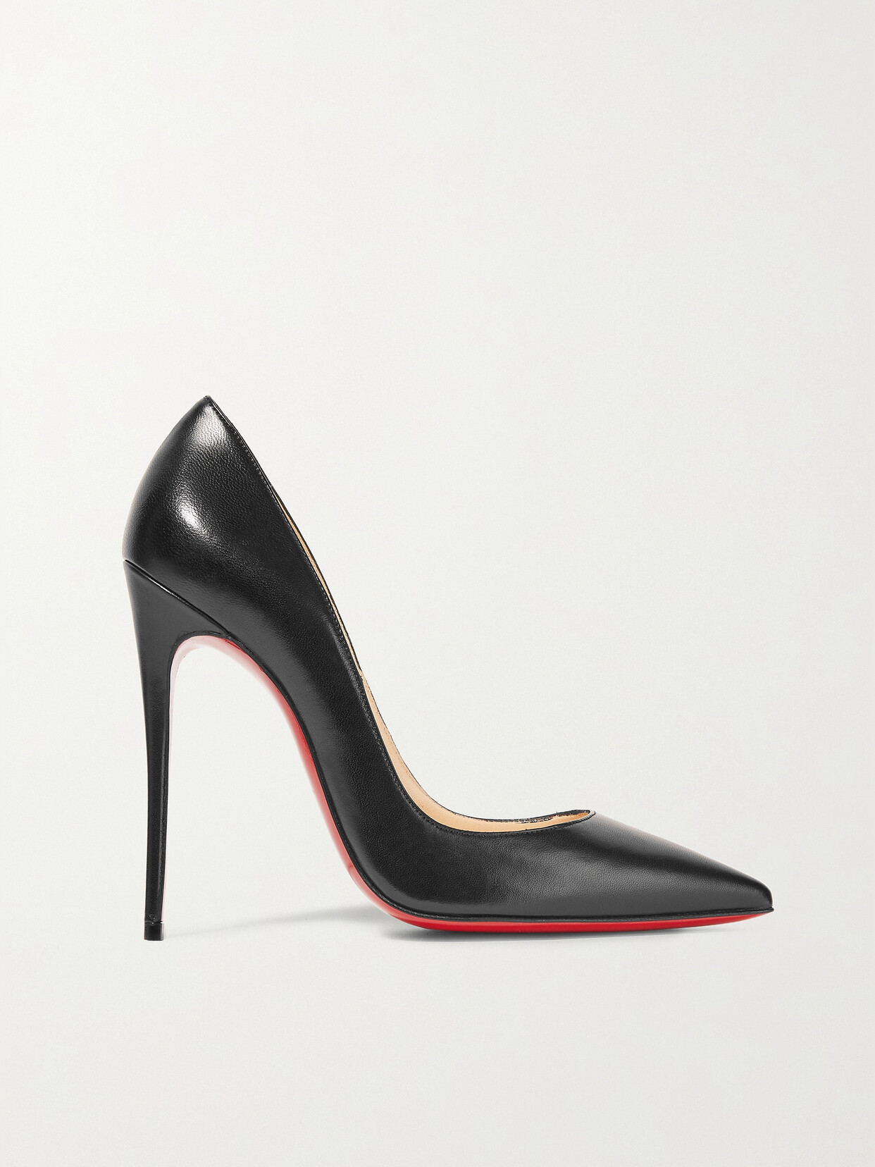 Christian Louboutin So Kate 120 Leather Pumps In Black