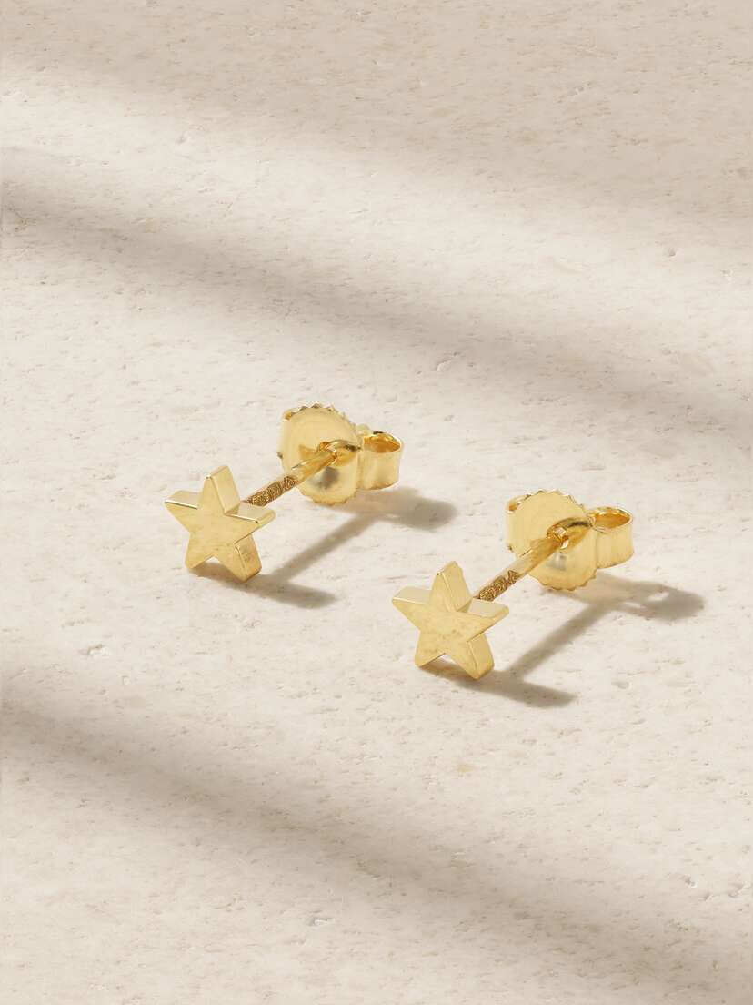 Jennifer Meyer Star 18-karat Gold Earrings
