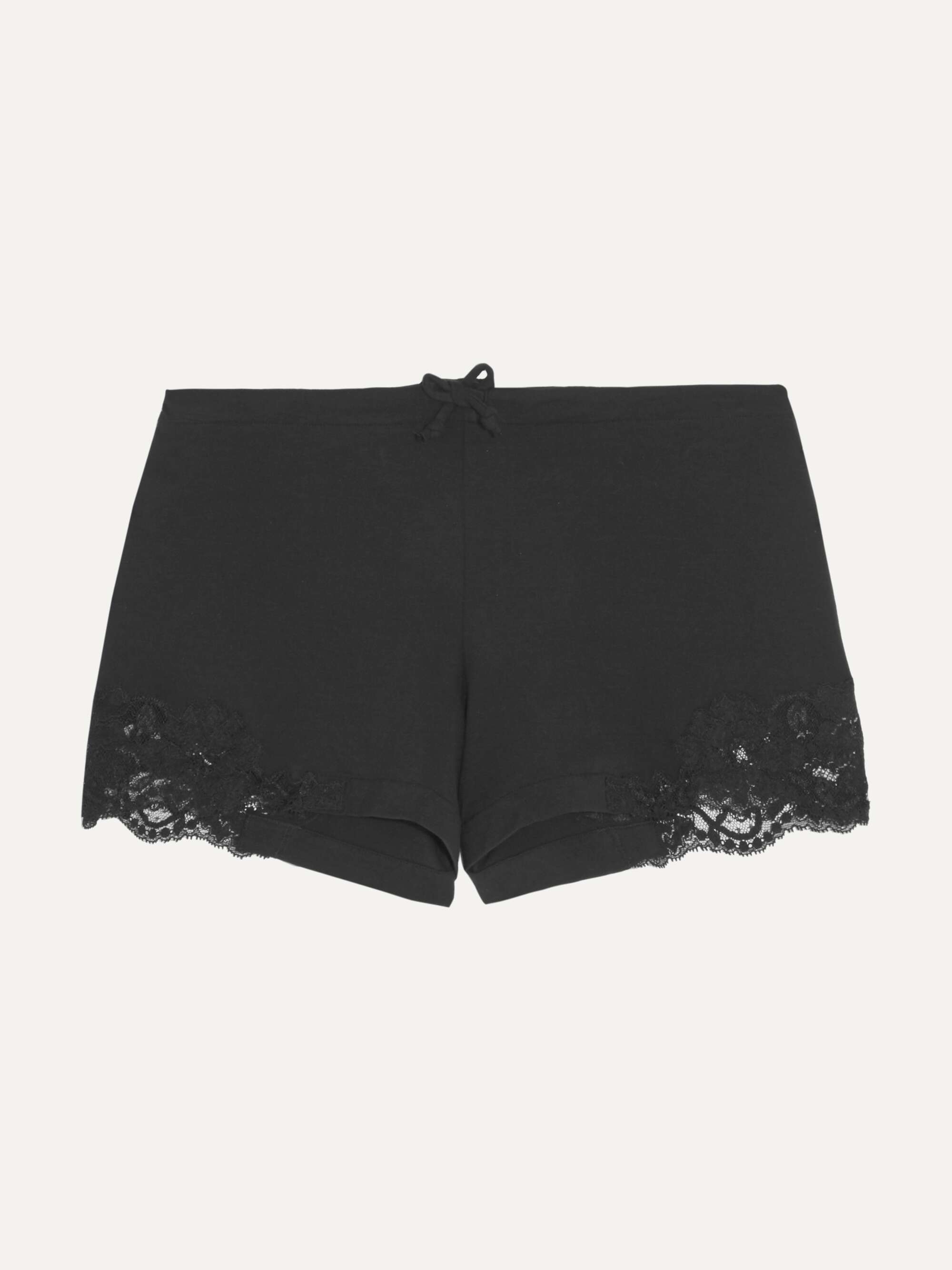 LA PERLA Souple lace-trimmed stretch-cotton jersey pajama shorts | NET ...