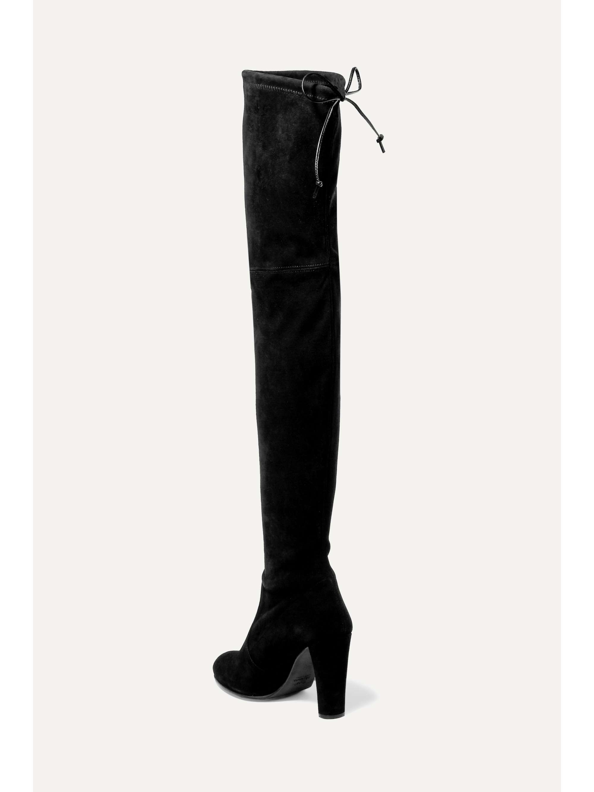 STUART WEITZMAN Highland stretch-suede over-the-knee boots