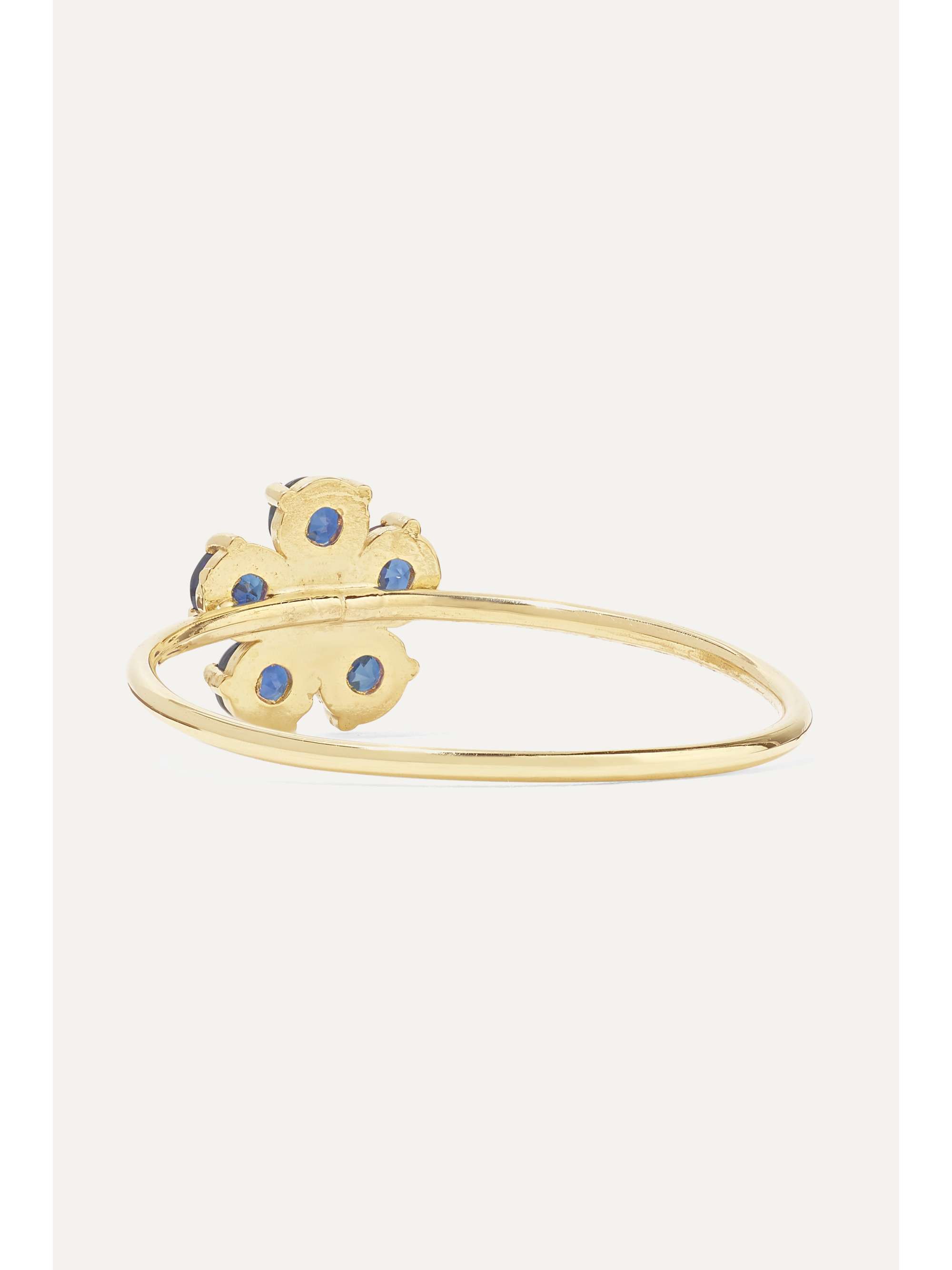 JENNIFER MEYER 18-karat gold, lapis lazuli and diamond ring