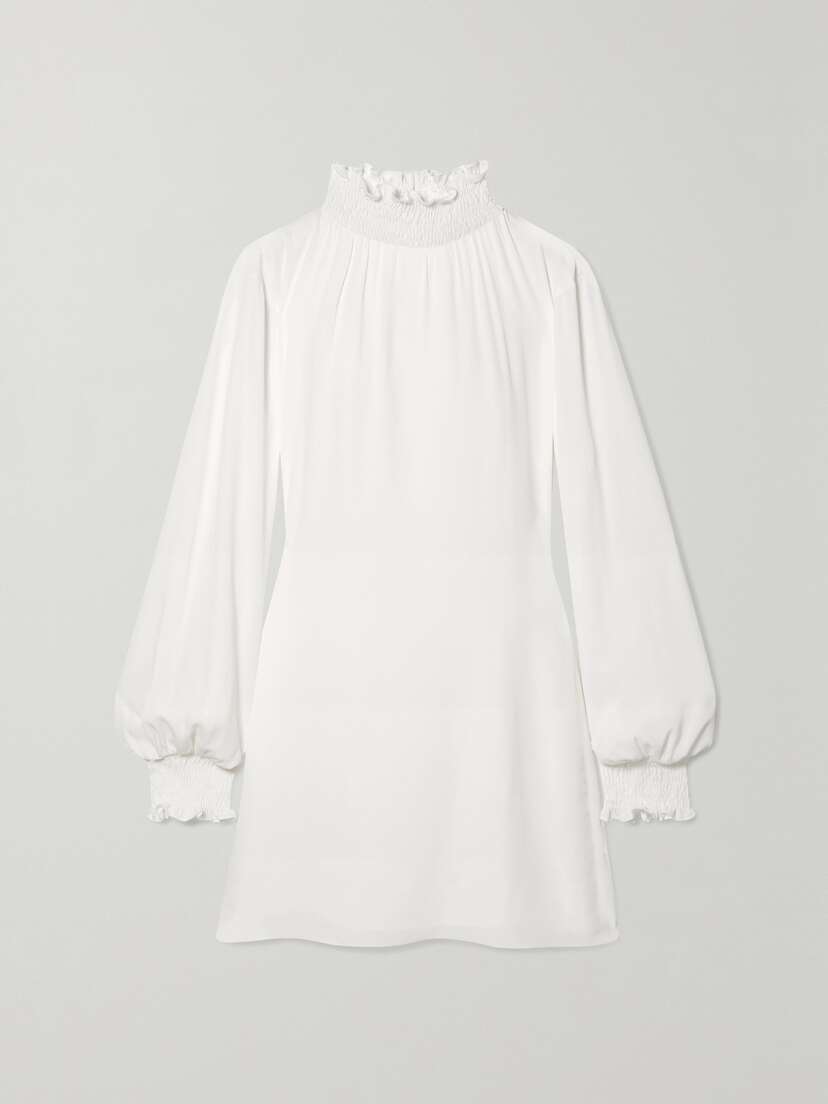 VANESSA COCCHIARO The C.j. Shirred Crepe Mini Dress