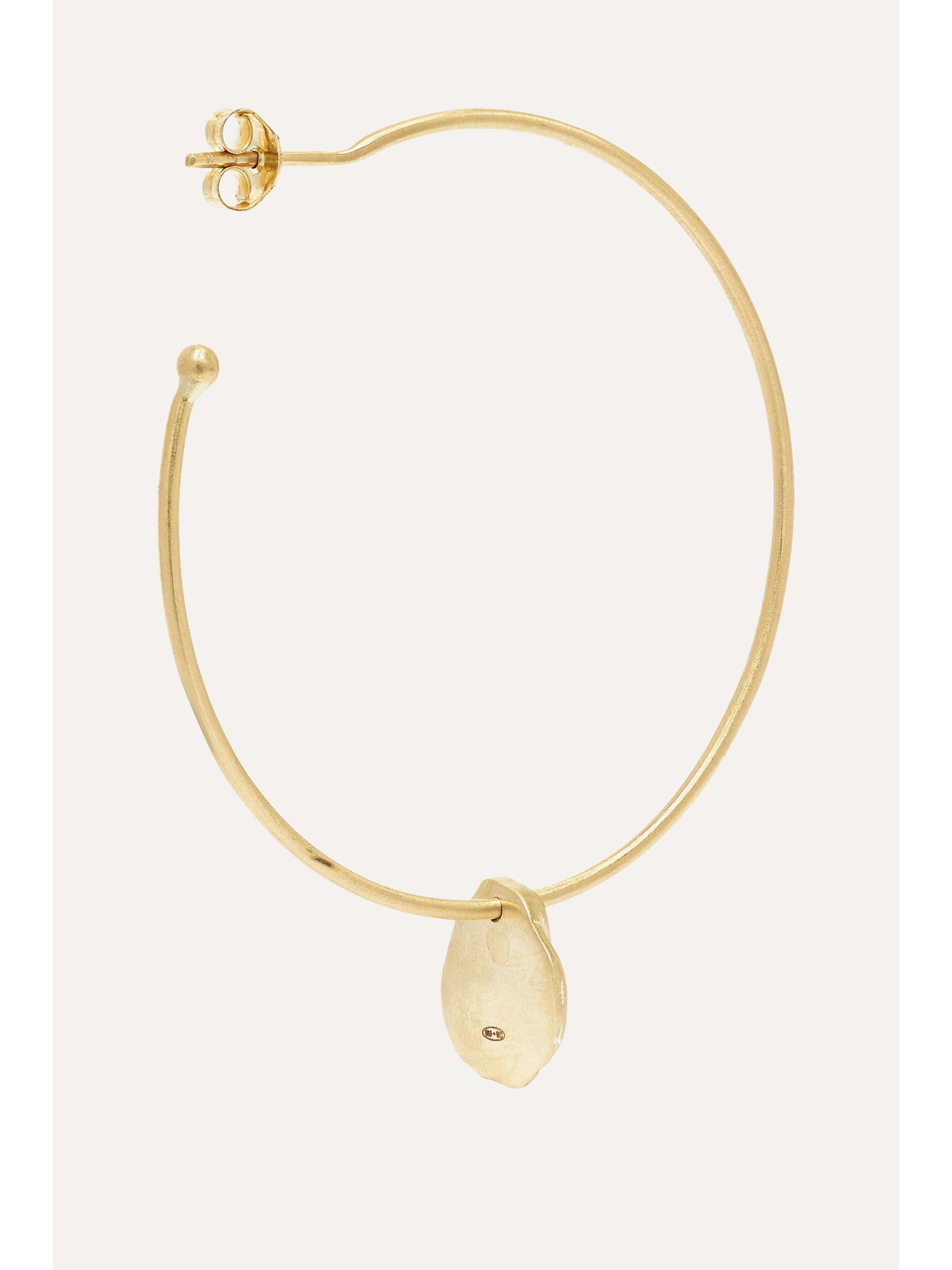 PASCALE MONVOISIN Hayett 9-karat gold diamond earring