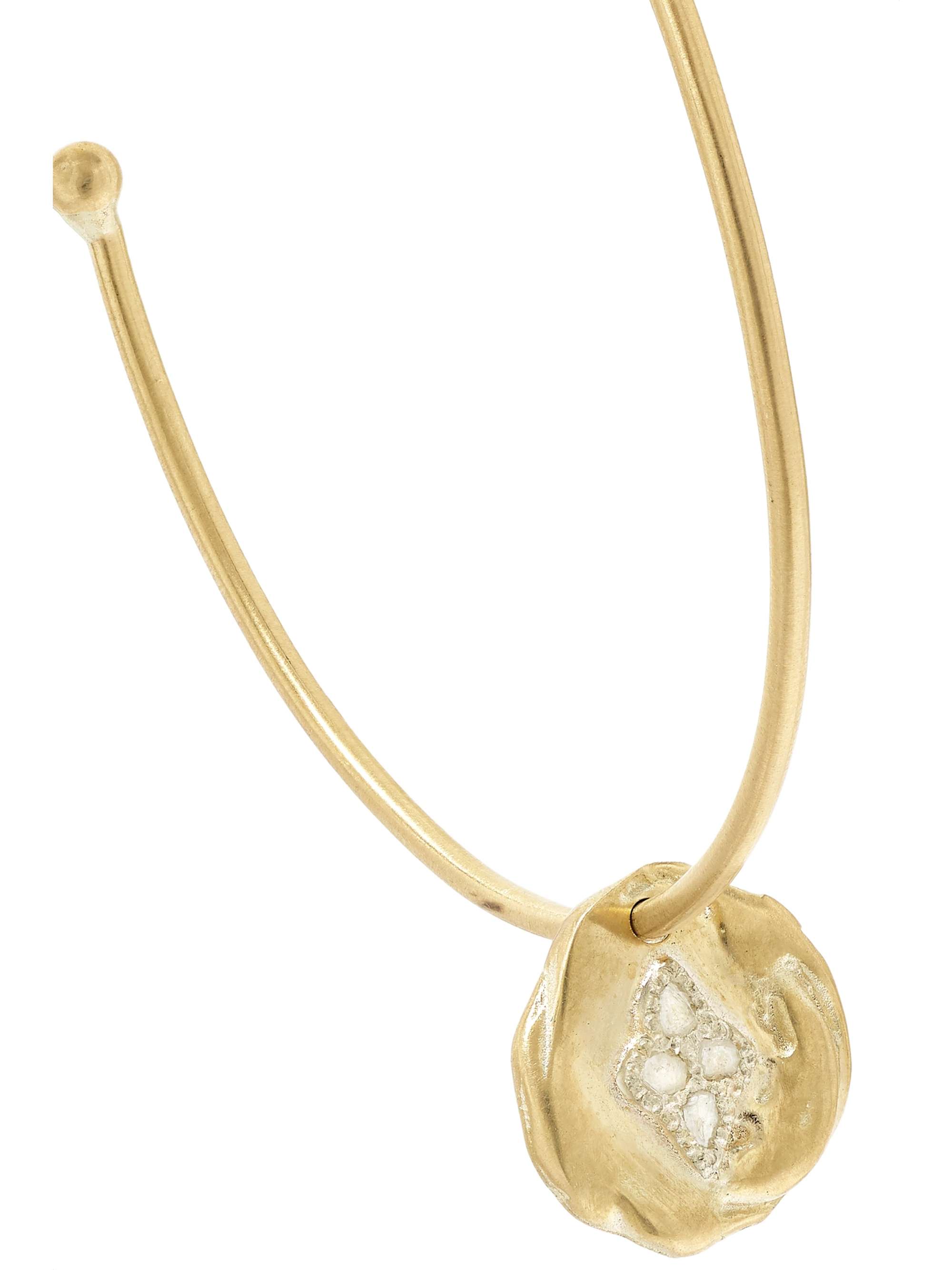PASCALE MONVOISIN Hayett 9-karat gold diamond earring