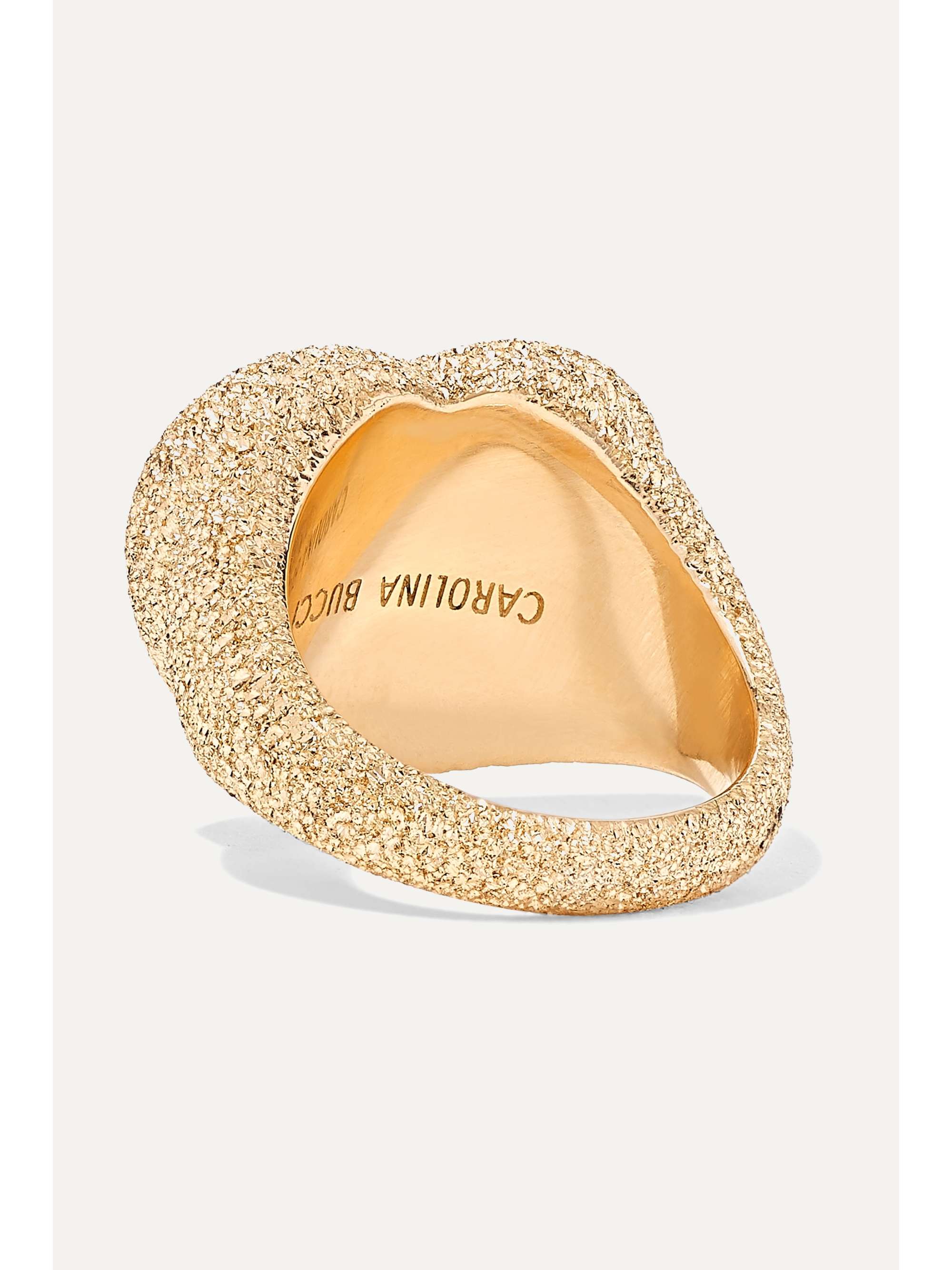CAROLINA BUCCI 18-karat gold diamond ring