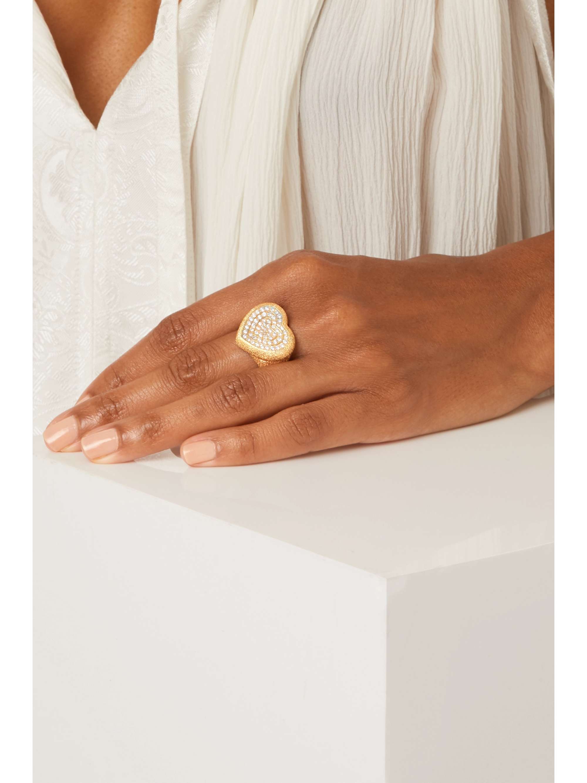 CAROLINA BUCCI 18-karat gold diamond ring