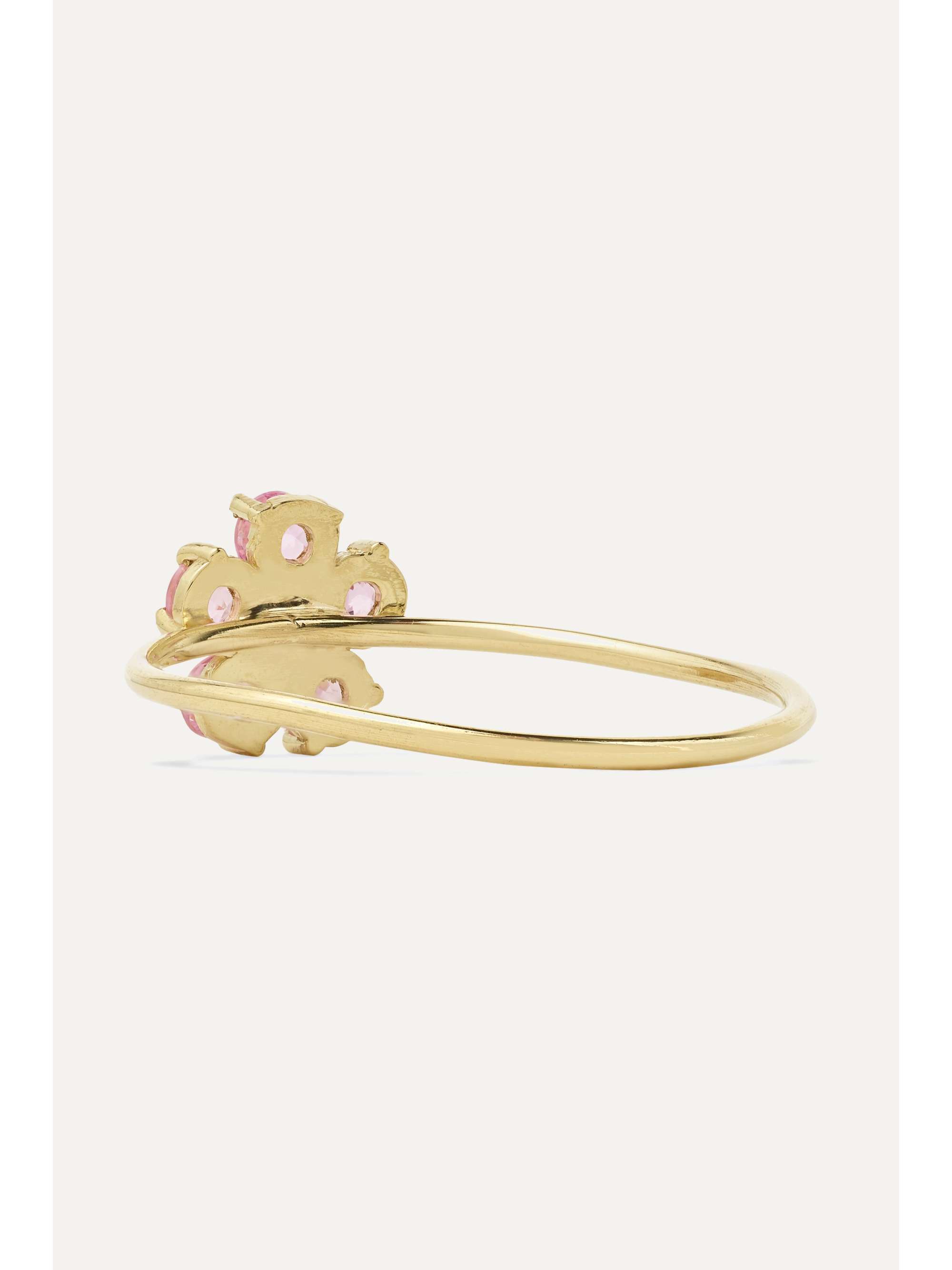 JENNIFER MEYER 18-karat gold, lapis lazuli and diamond ring