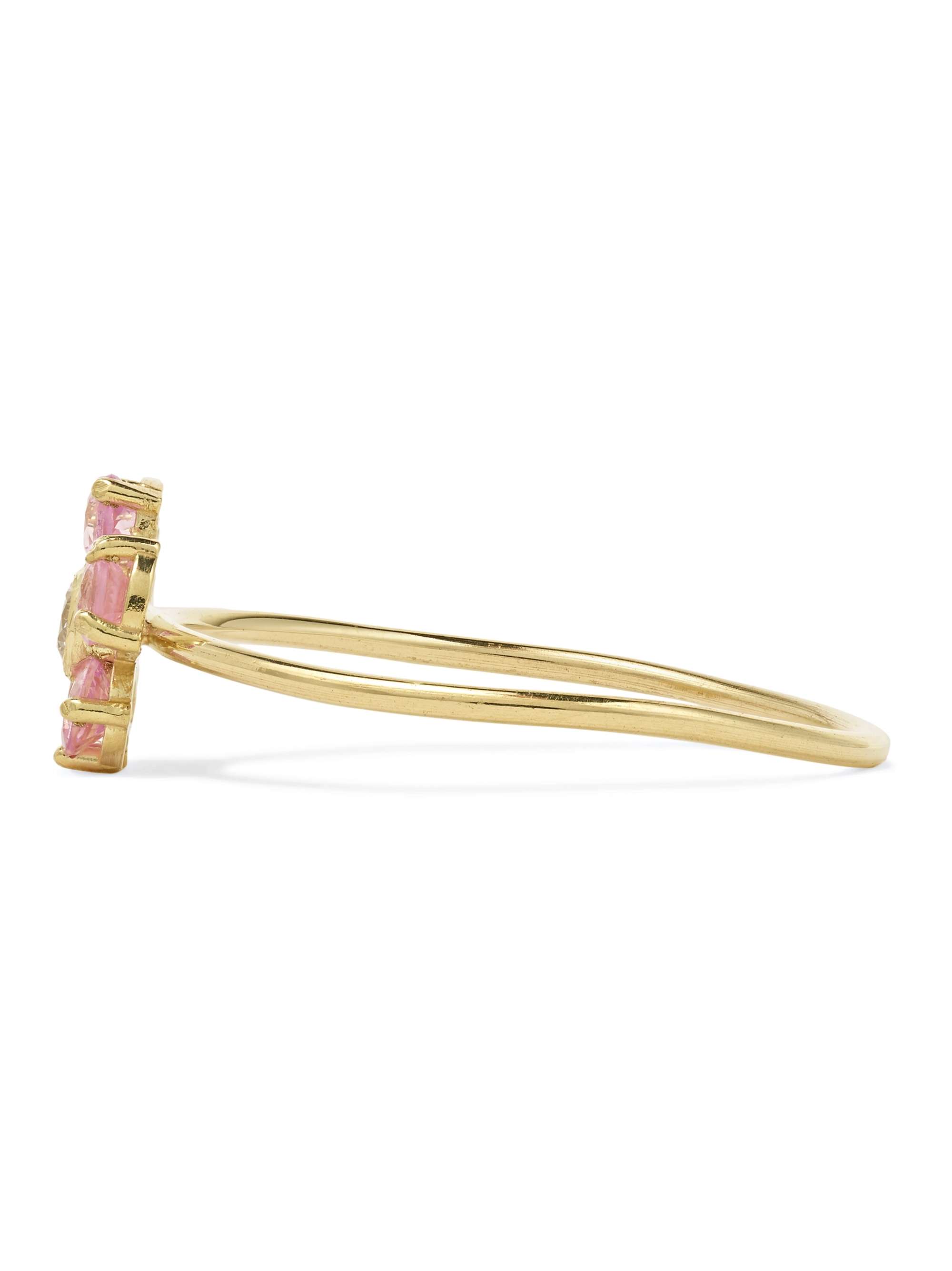 JENNIFER MEYER 18-karat gold, lapis lazuli and diamond ring