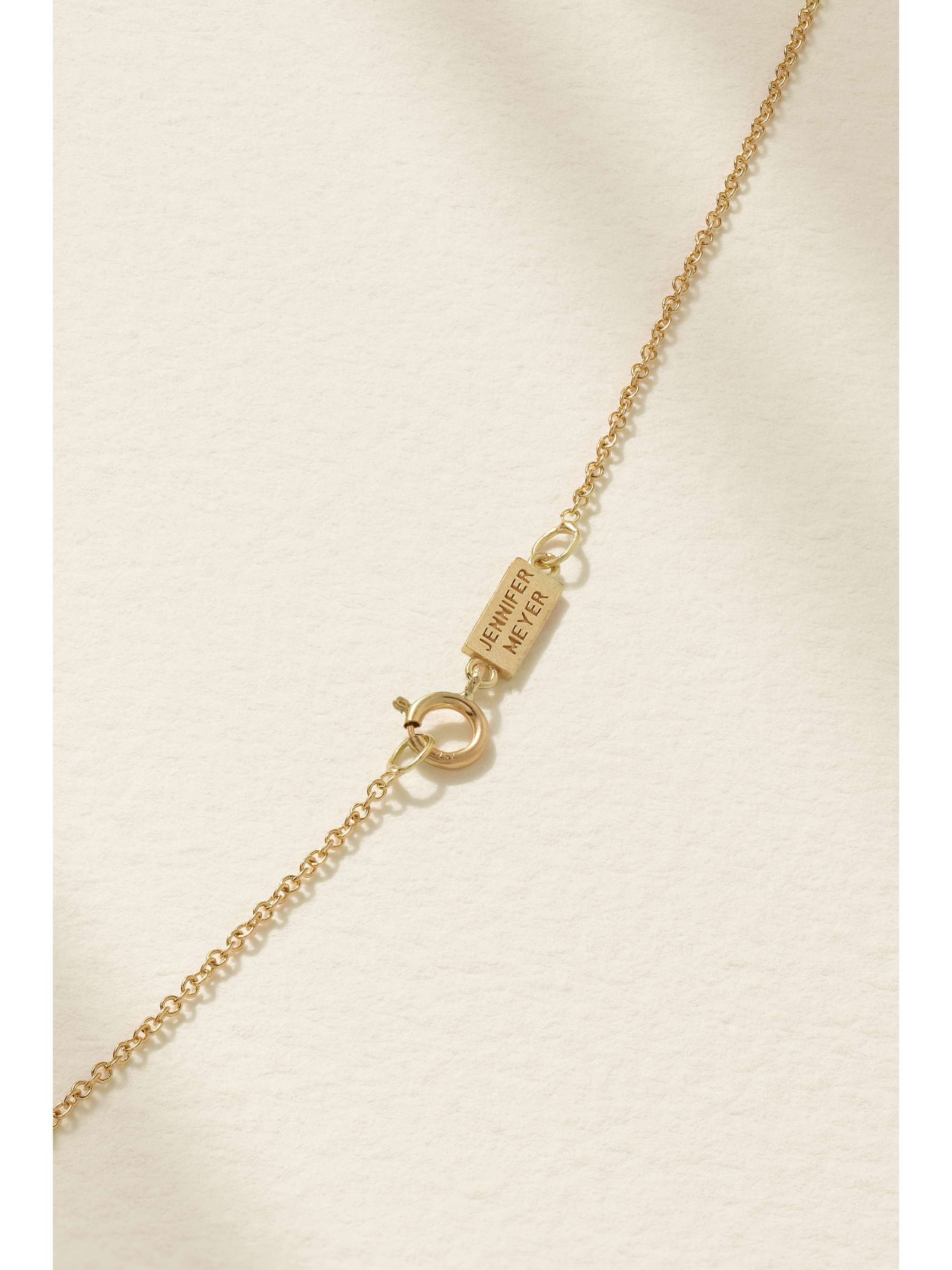 JENNIFER MEYER Mommy 18-karat gold necklace