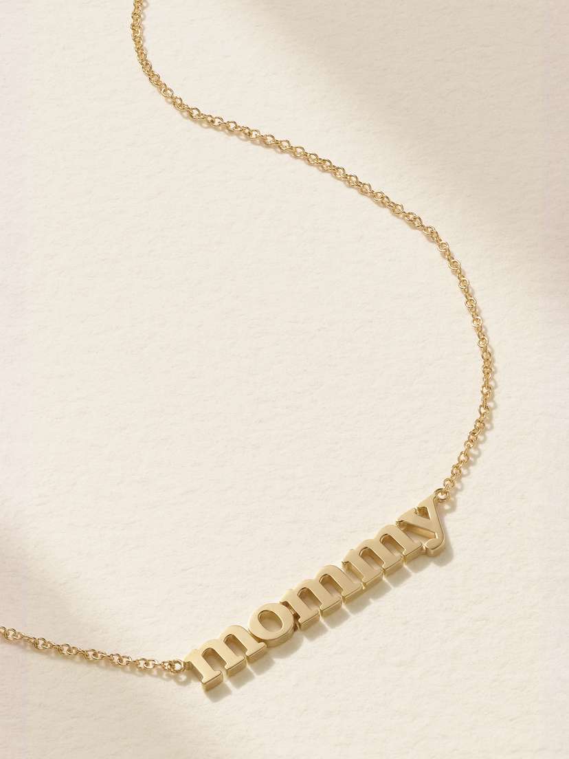 Jennifer Meyer Mommy 18-karat Gold Necklace
