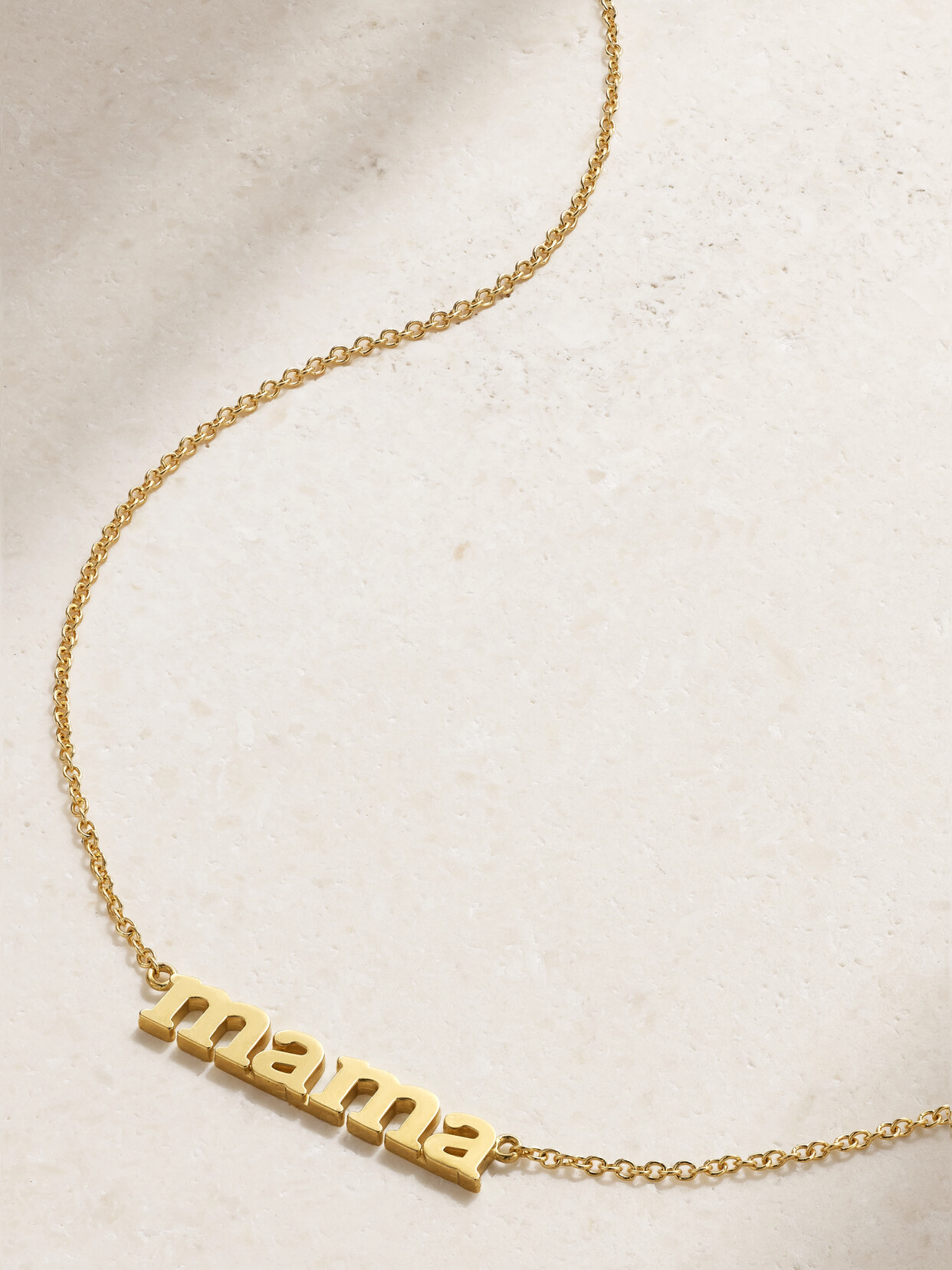 Jennifer Meyer Mama 18-karat Gold Necklace