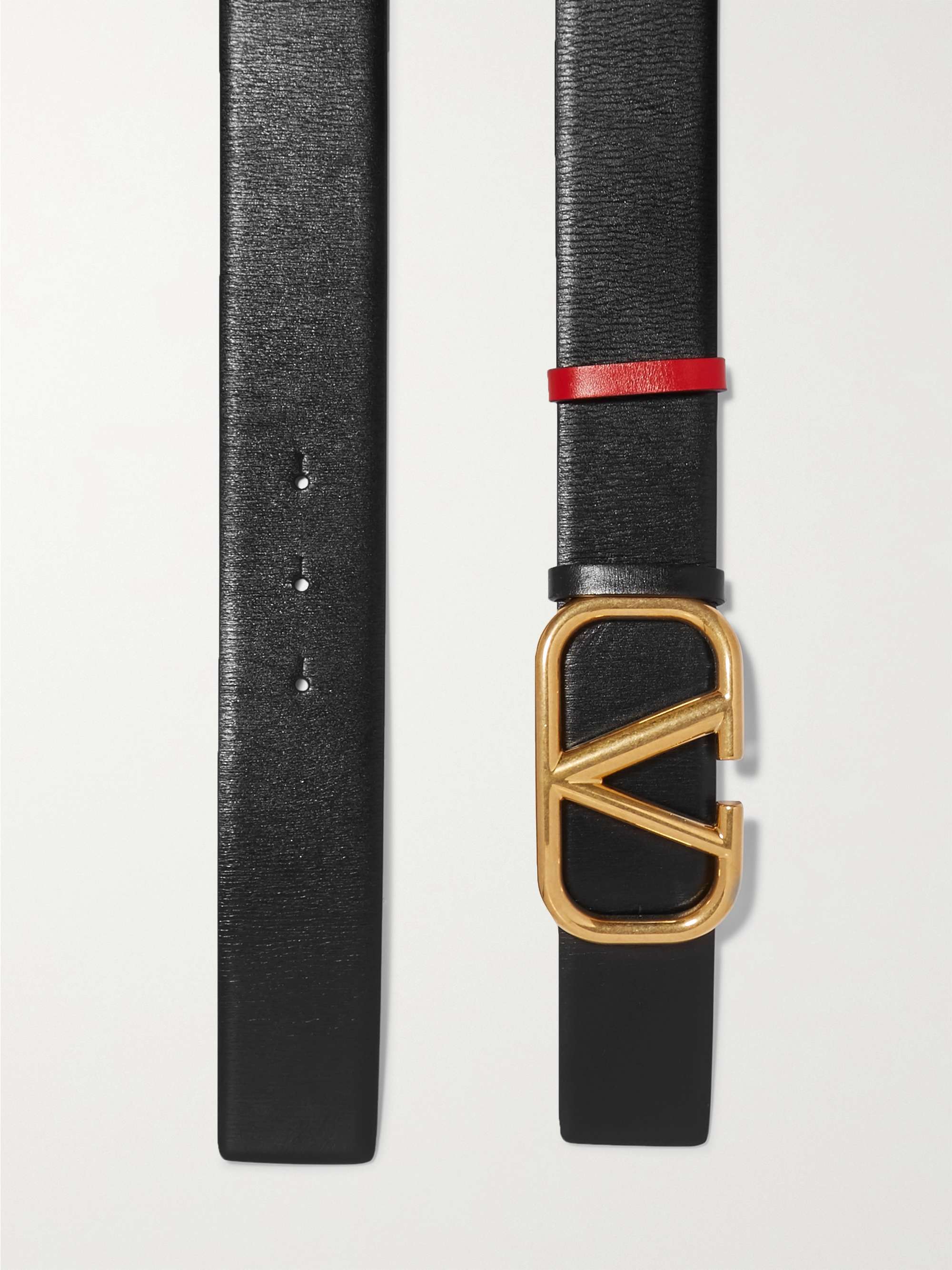 VALENTINO GARAVANI VLOGO reversible leather belt