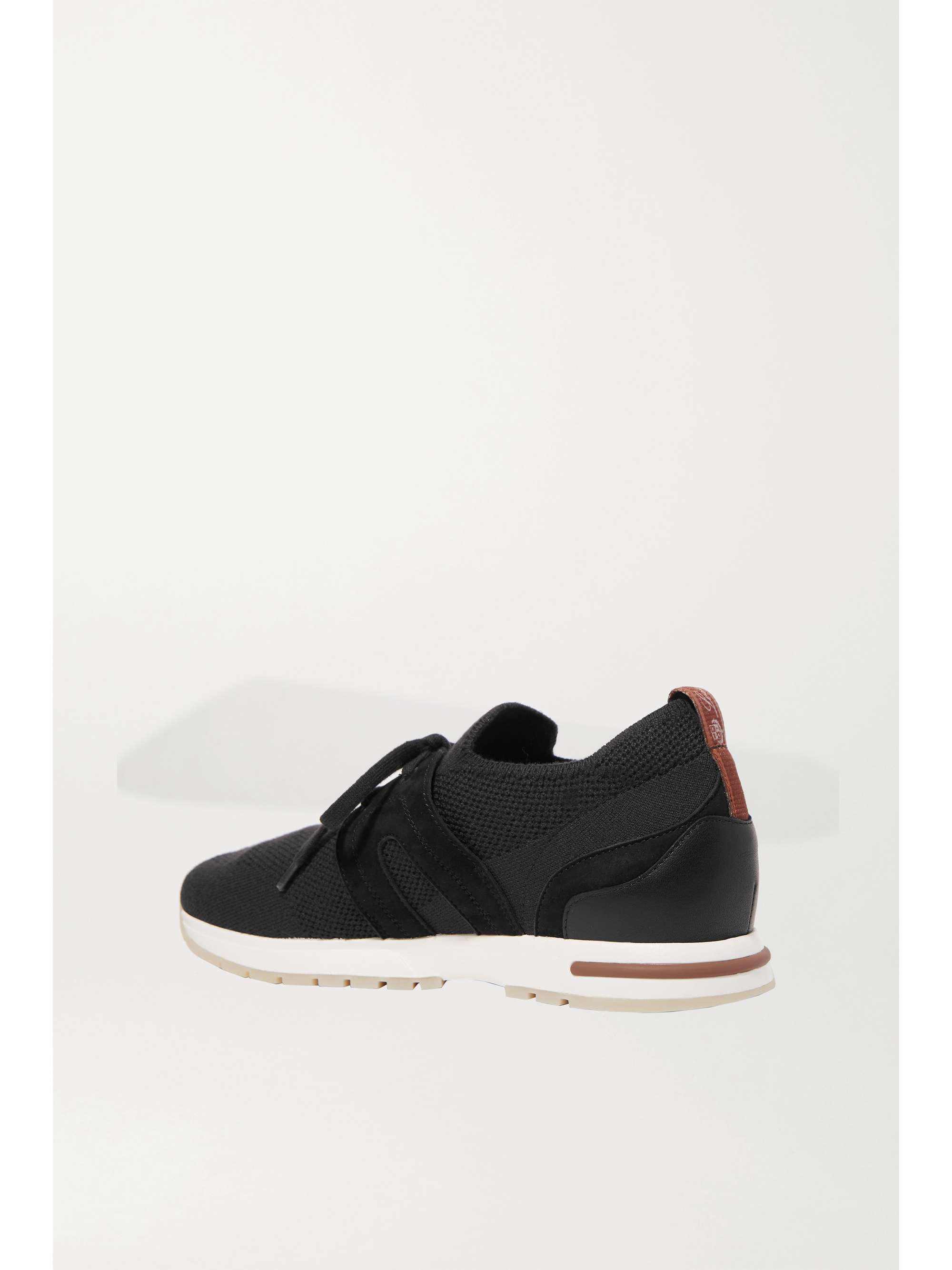 LORO PIANA Flexy Lady wool, leather and suede sneakers