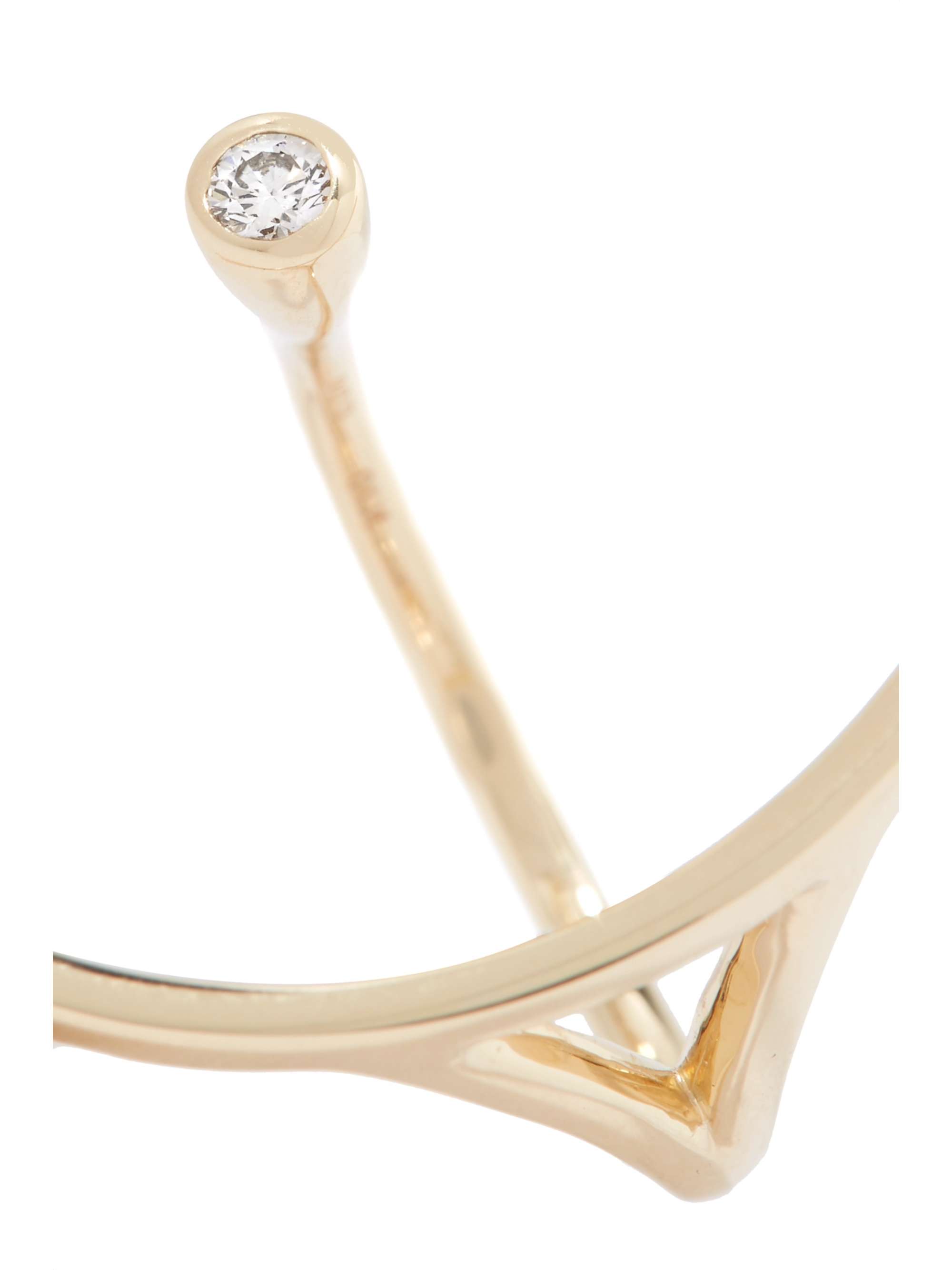 HIROTAKA Tree Hopper 10-karat gold diamond ring