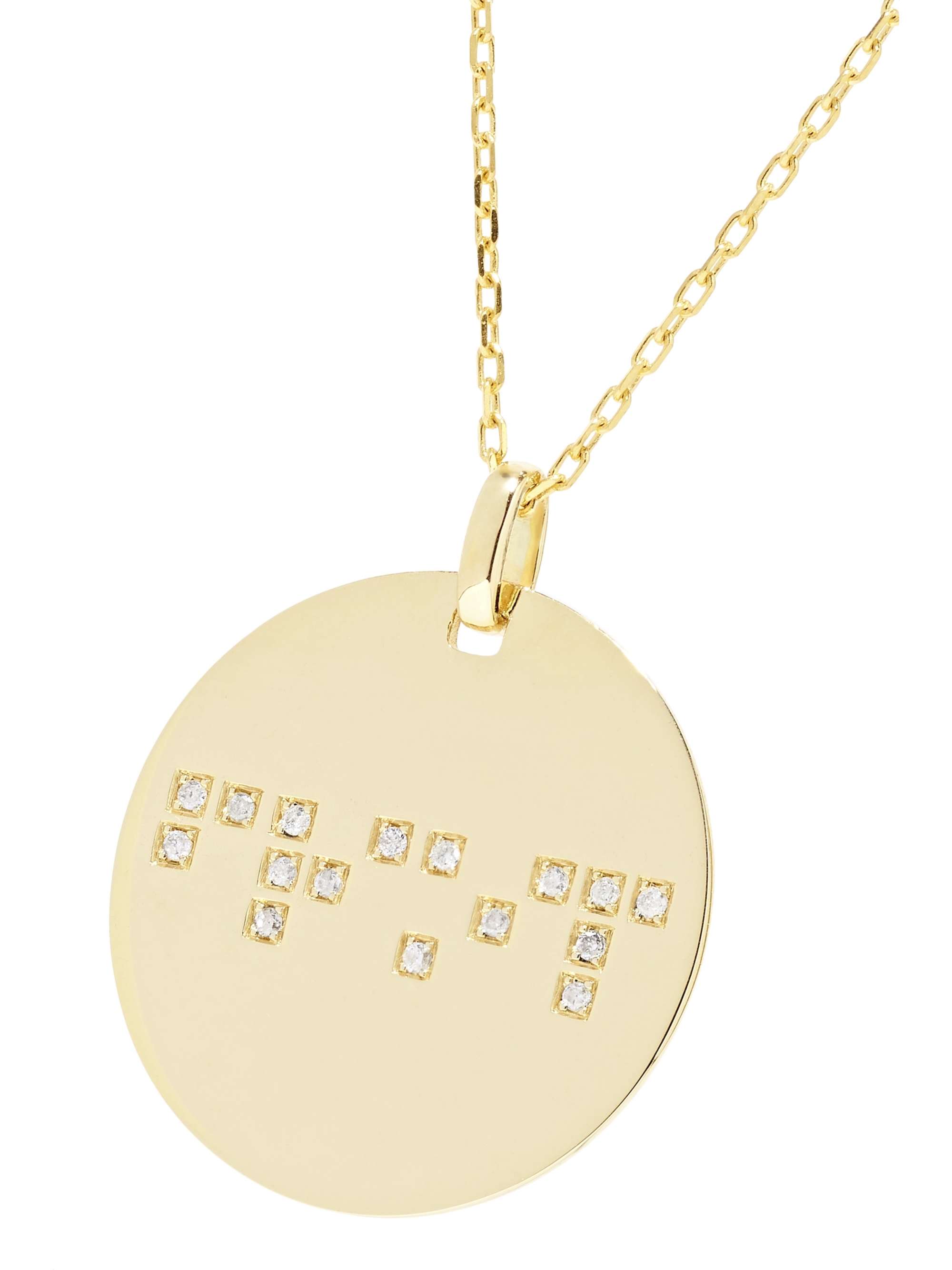 ANISSA KERMICHE Friendship 9-karat gold diamond necklace