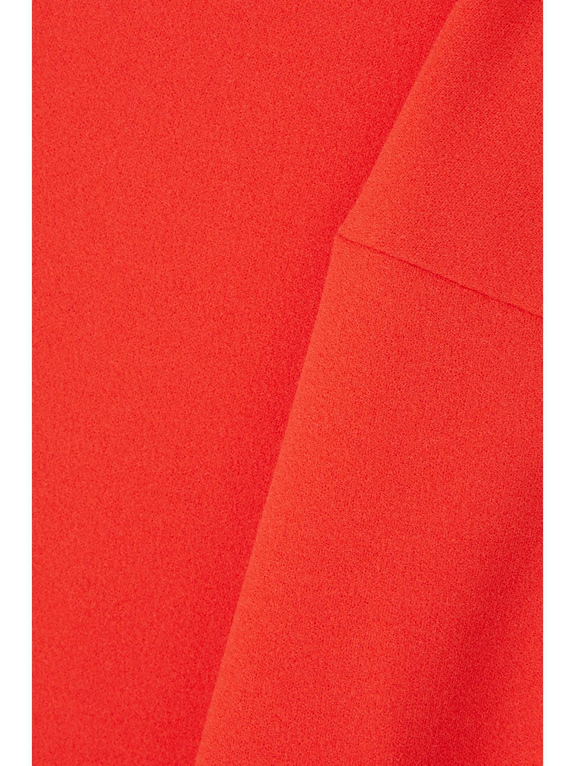 SOLACE LONDON Petch one-shoulder stretch-crepe gown