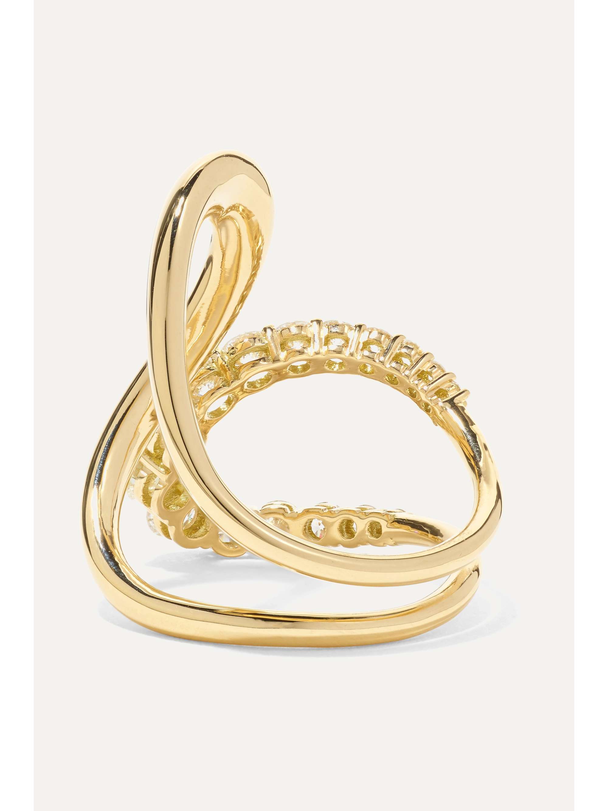 MELISSA KAYE Aria Jane 18-karat gold diamond ring