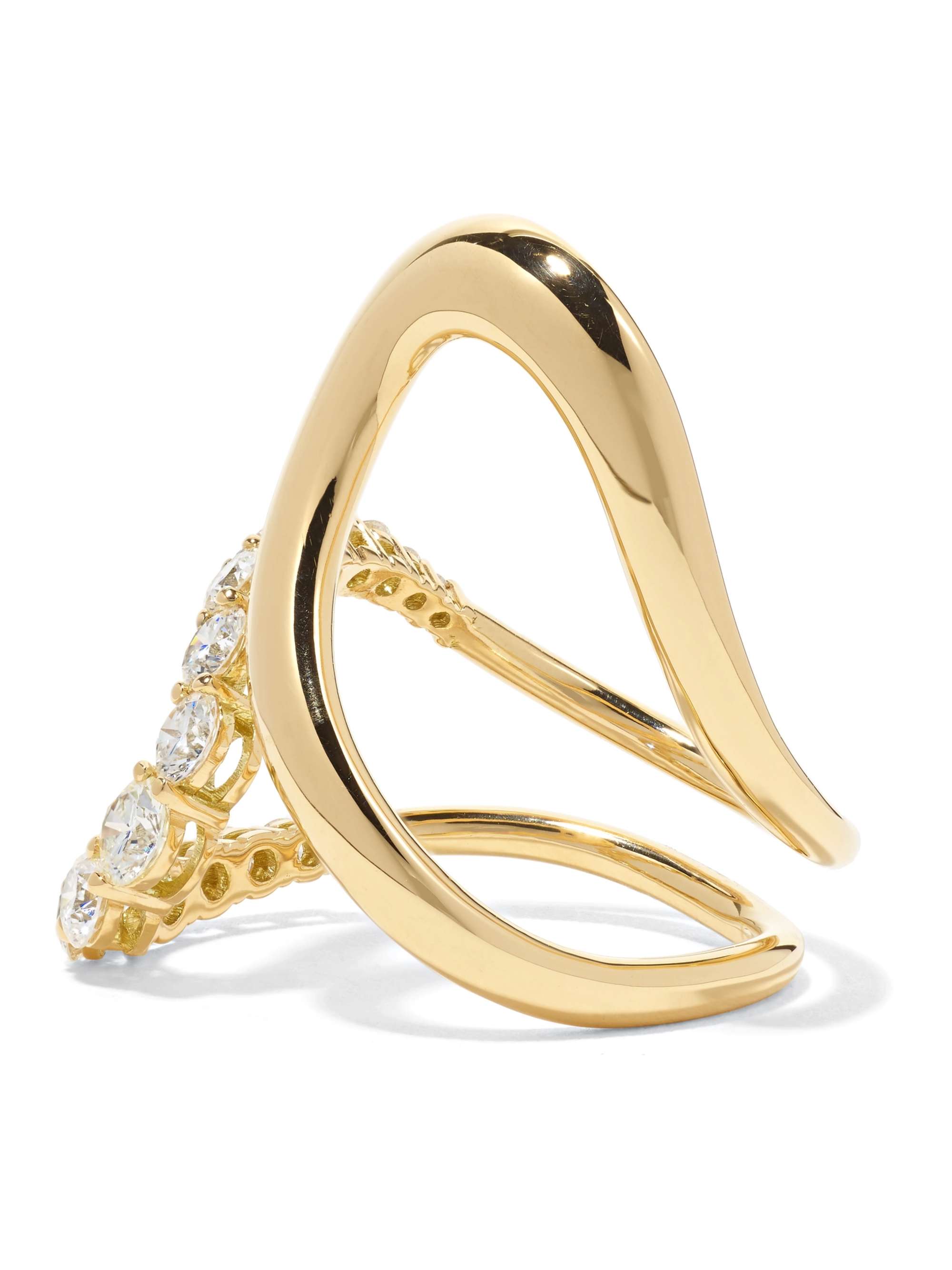 MELISSA KAYE Aria Jane 18-karat gold diamond ring