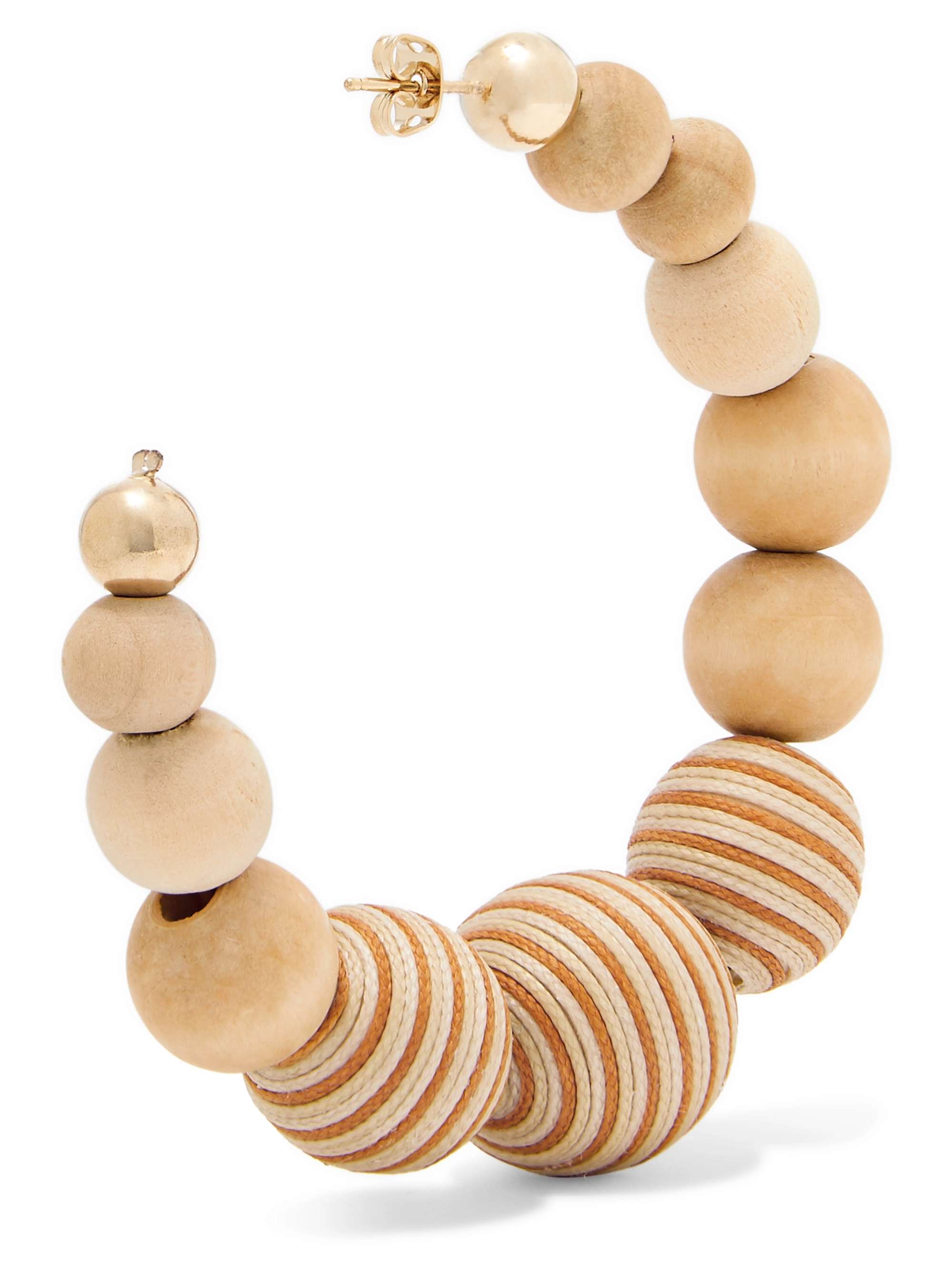 ROSANTICA Wooden hoop earrings
