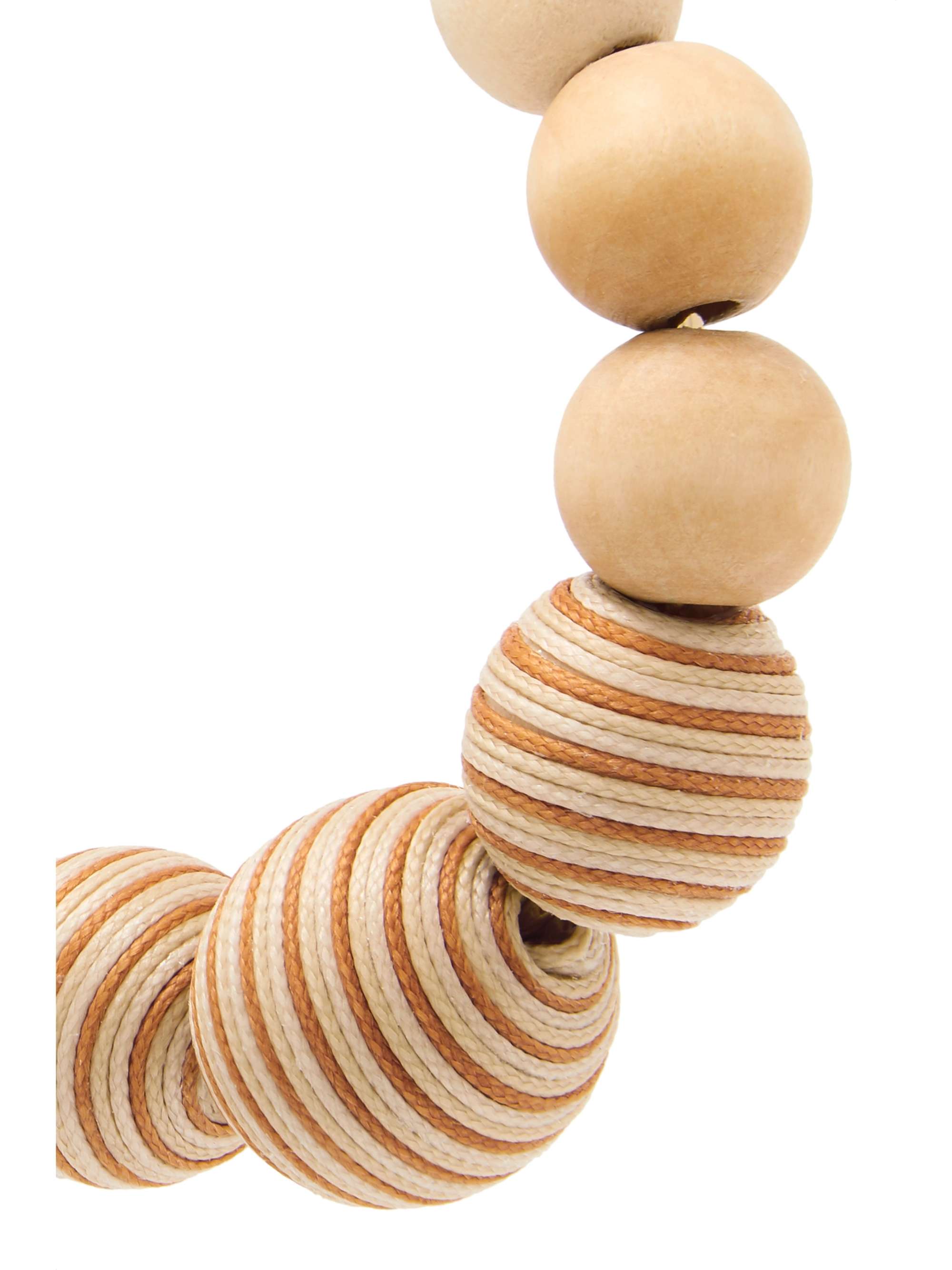 ROSANTICA Wooden hoop earrings