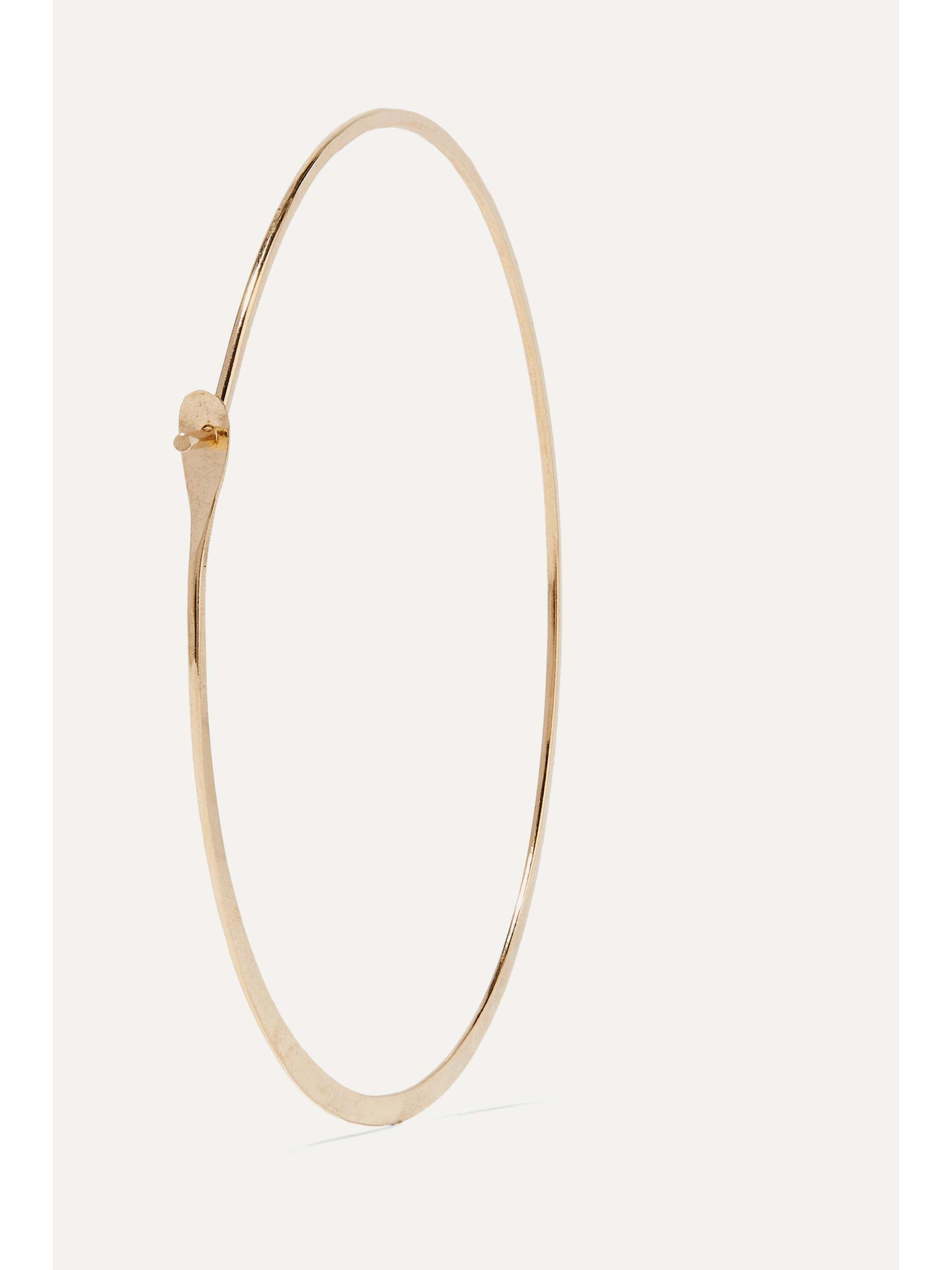 MELISSA JOY MANNING 14-karat gold hoop earrings