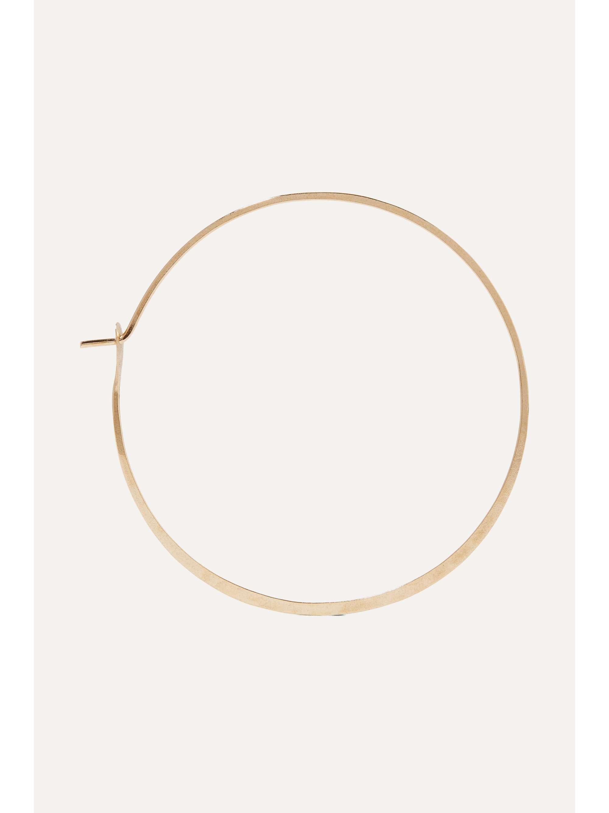 MELISSA JOY MANNING 14-karat gold hoop earrings