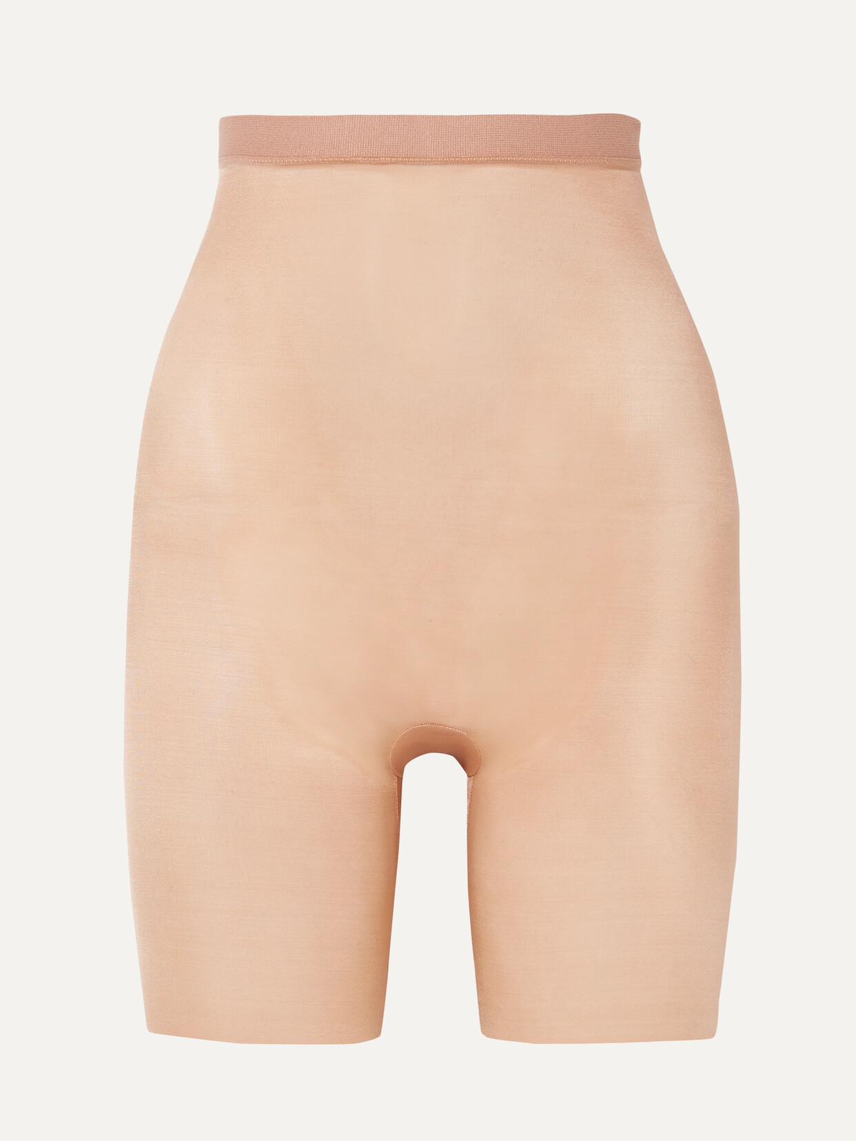 Spanx High-waisted Skinny Shaping Shorts In Neutral