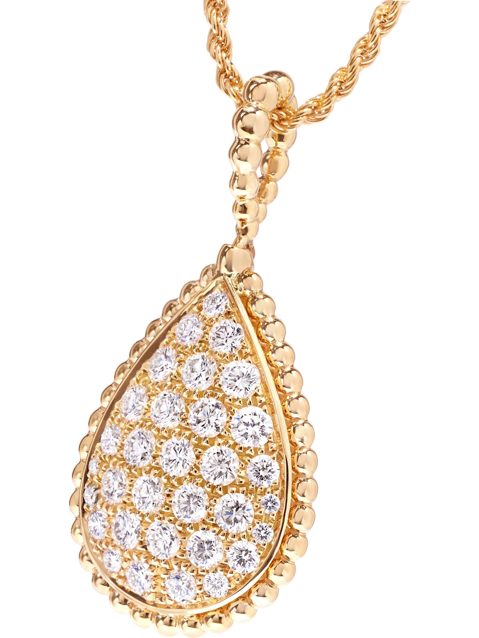 BOUCHERON Serpent Bohème 18-karat gold diamond necklace