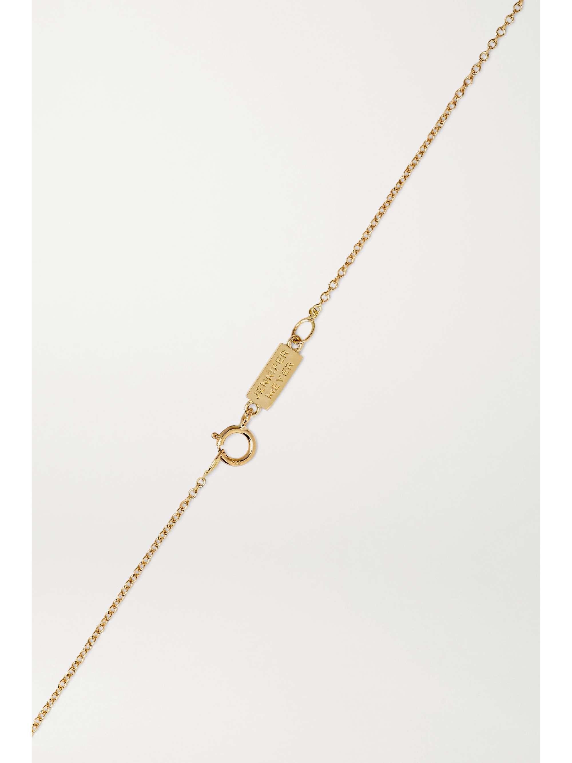 JENNIFER MEYER Collier en or 18 carats (750/1000) et turquoises