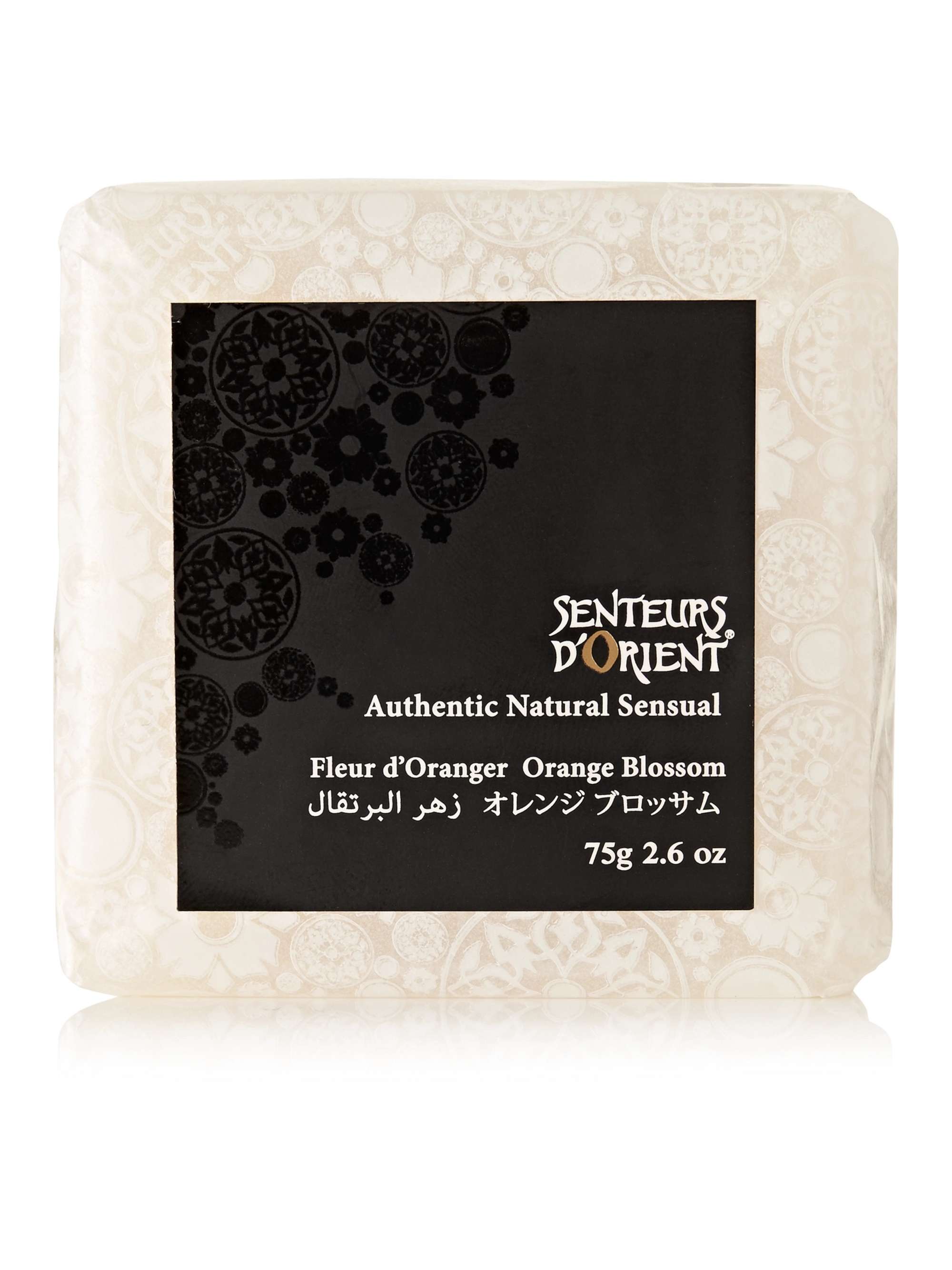 SENTEURS D'ORIENT + NET SUSTAIN Orange Blossom Ma'amoul Soap with Marble Dish, 305g