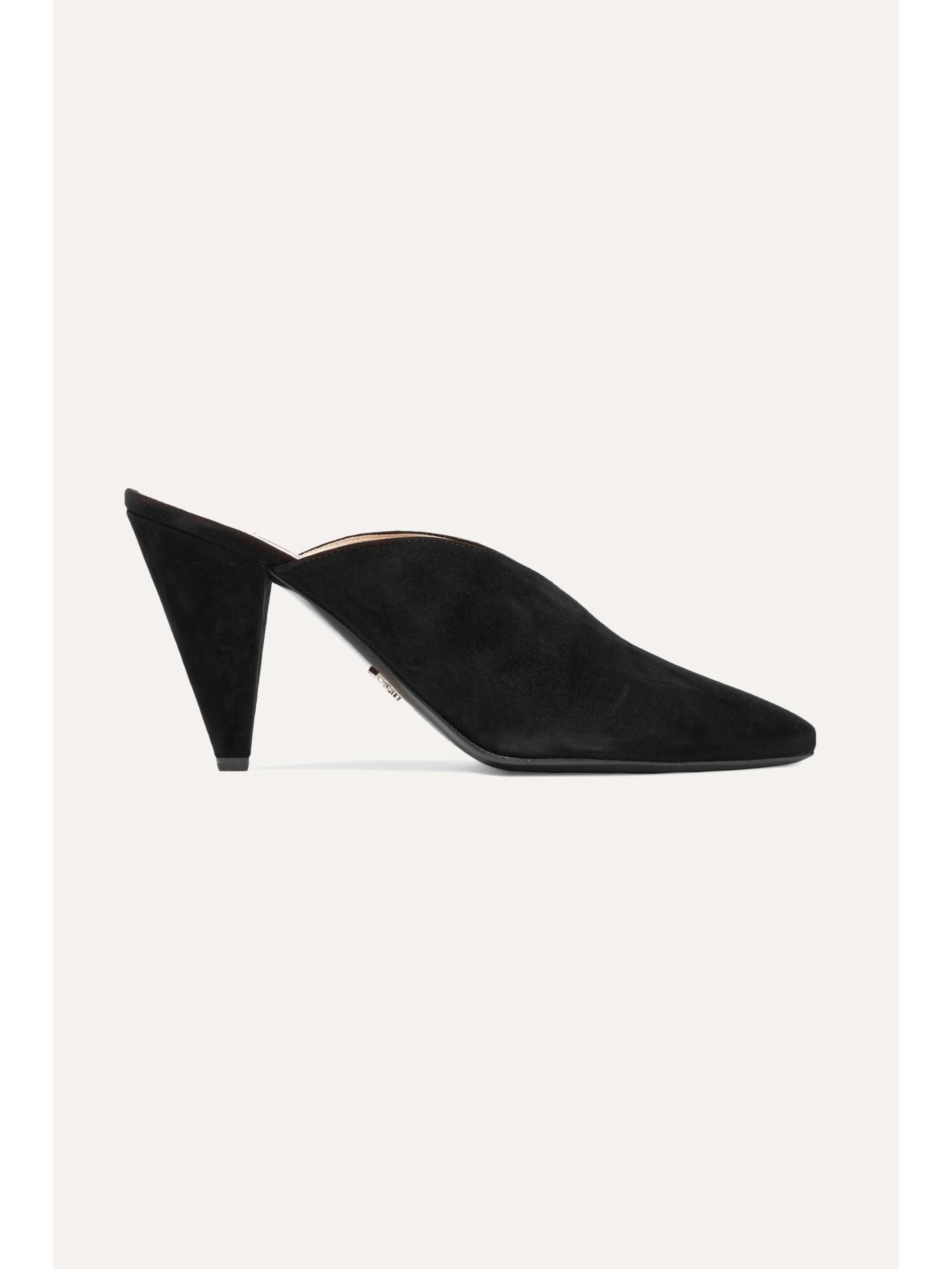 prada suede mules