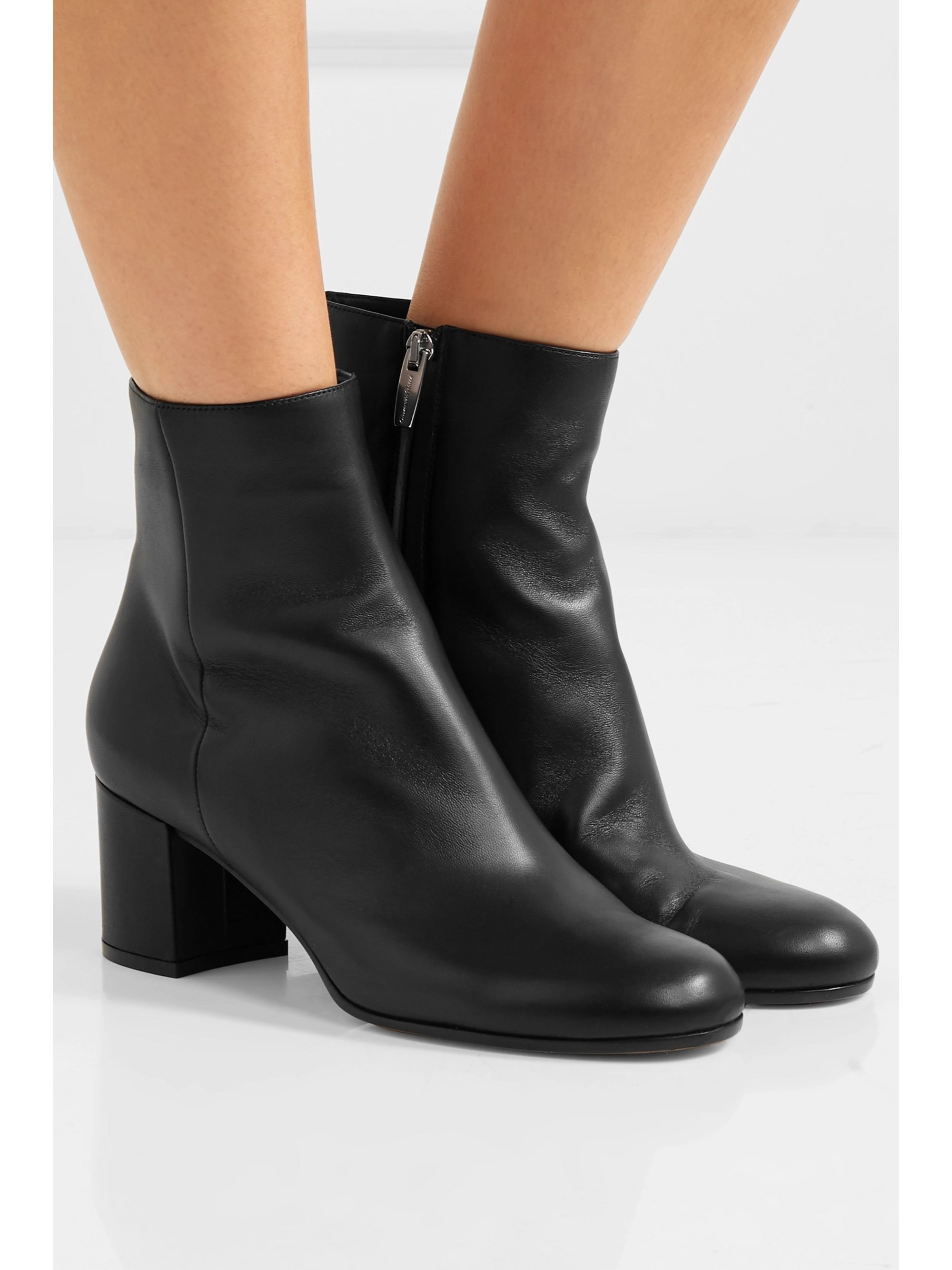 Black Margaux 60 leather ankle boots | GIANVITO ROSSI | NET-A-PORTER