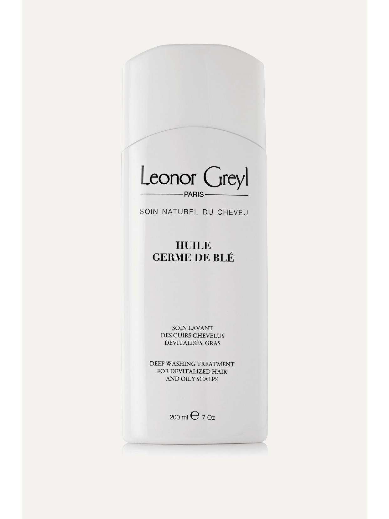 LEONOR GREYL HUILE DE GERME DE BLÉ WASHING TREATMENT FOR DEVITALISED HAIR AND OILY SCALPS, 200ML