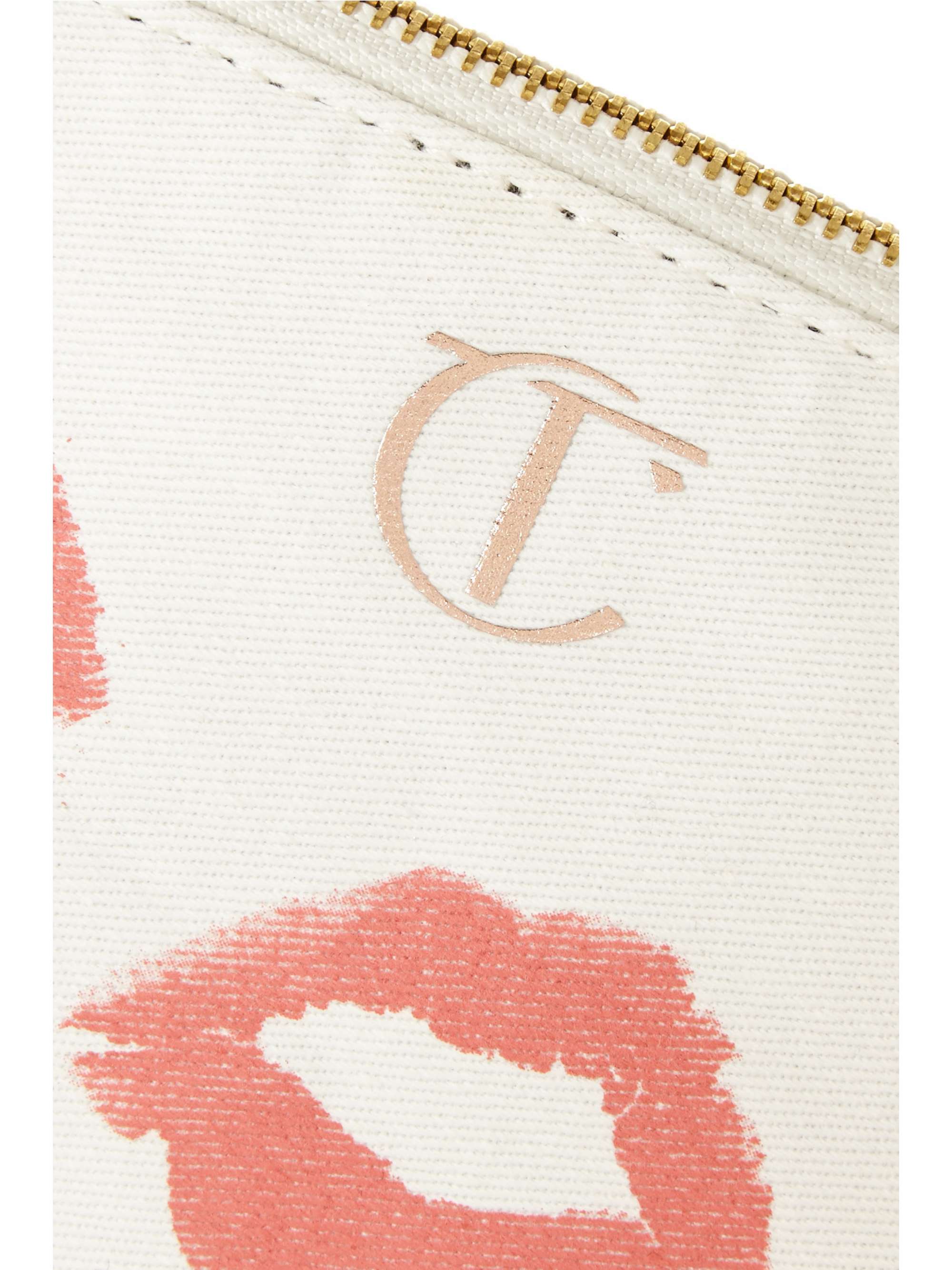 CHARLOTTE TILBURY Printed cotton-canvas cosmetics case