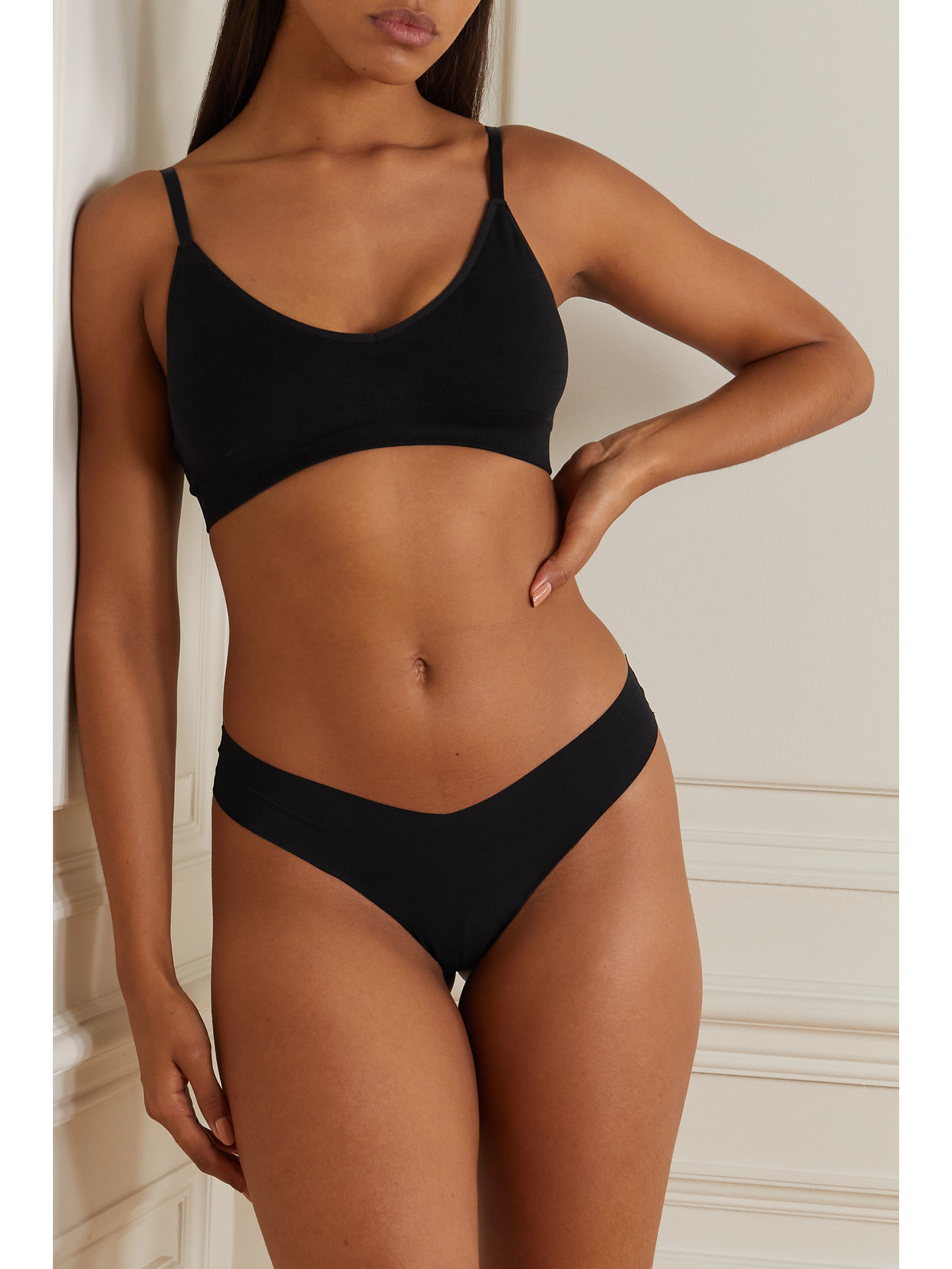 Commando Classic Solid Thong, Set Of 3 In Neutral