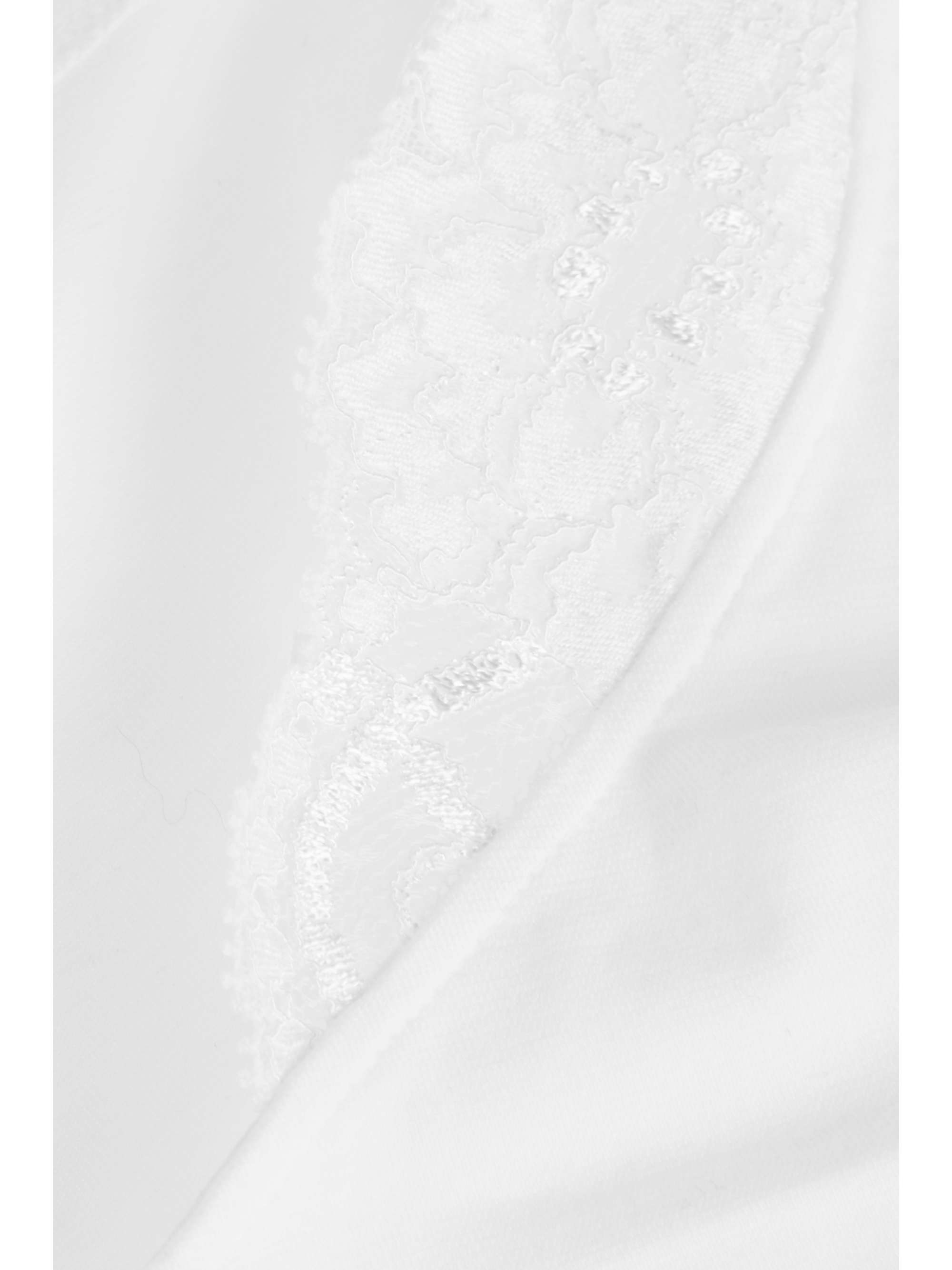 LA PERLA Souple lace-trimmed stretch-cotton jersey pajama top