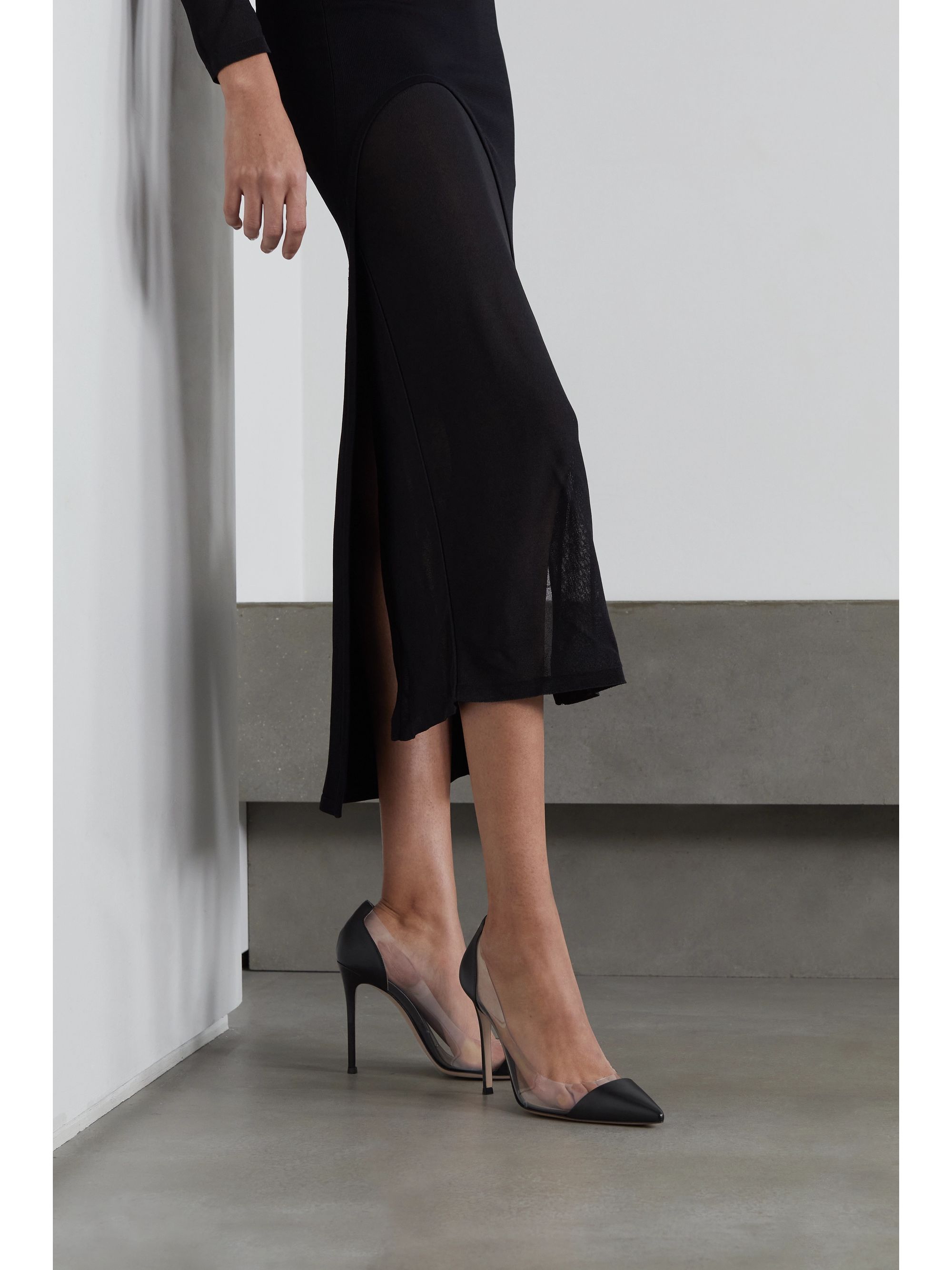 gianvito rossi plexi flat