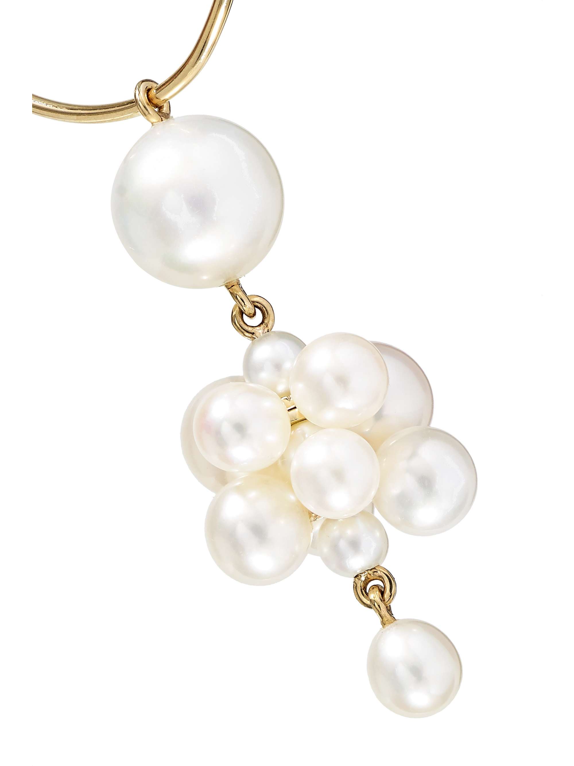 SOPHIE BILLE BRAHE Botticelli 14-karat gold pearl earring