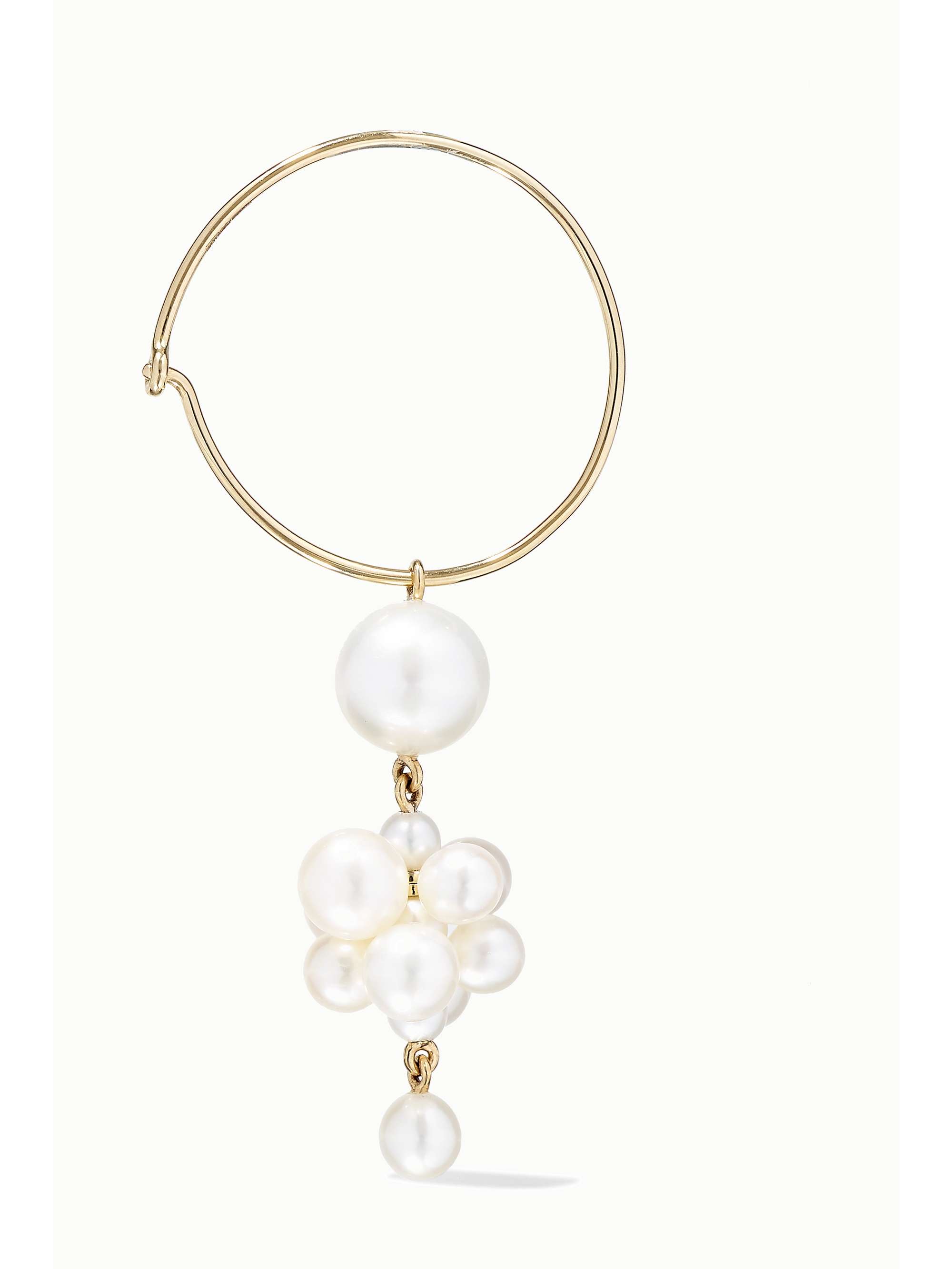 SOPHIE BILLE BRAHE Botticelli 14-karat gold pearl earring