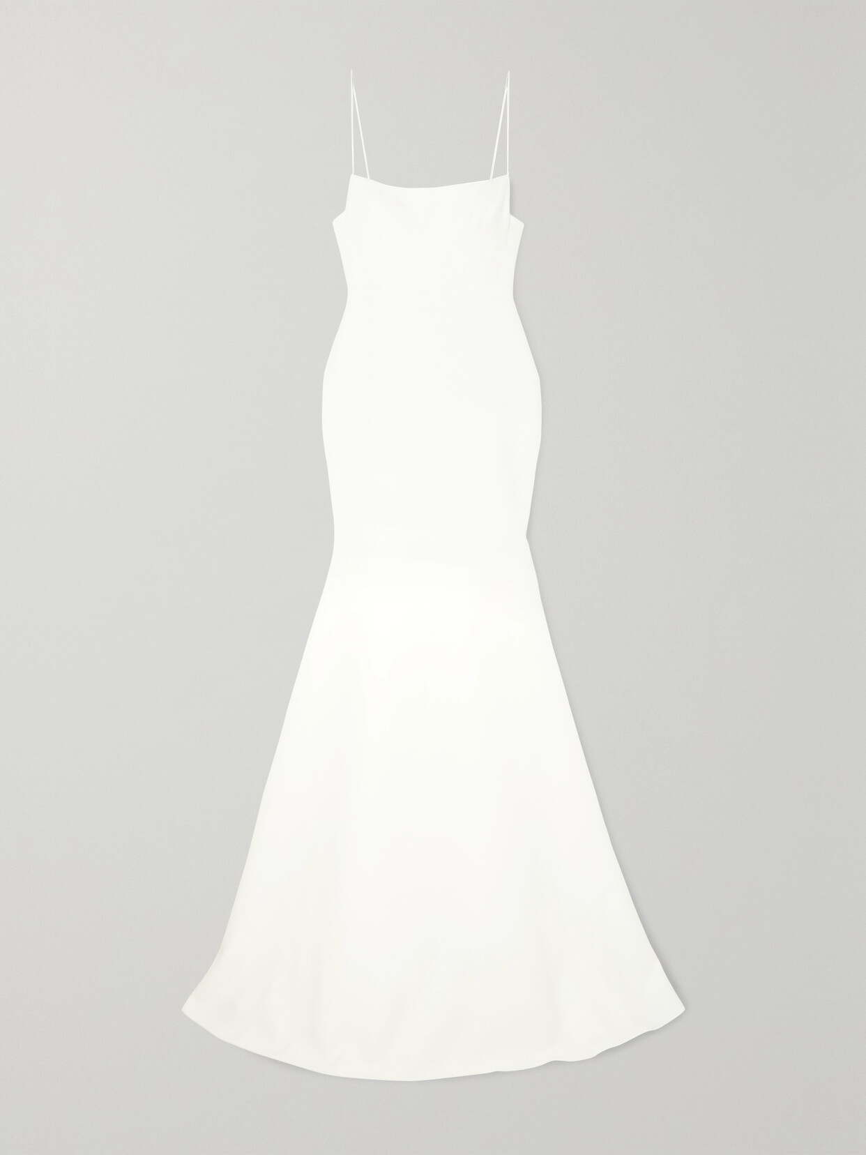 Alex Perry Eliza Satin-crepe Gown In White